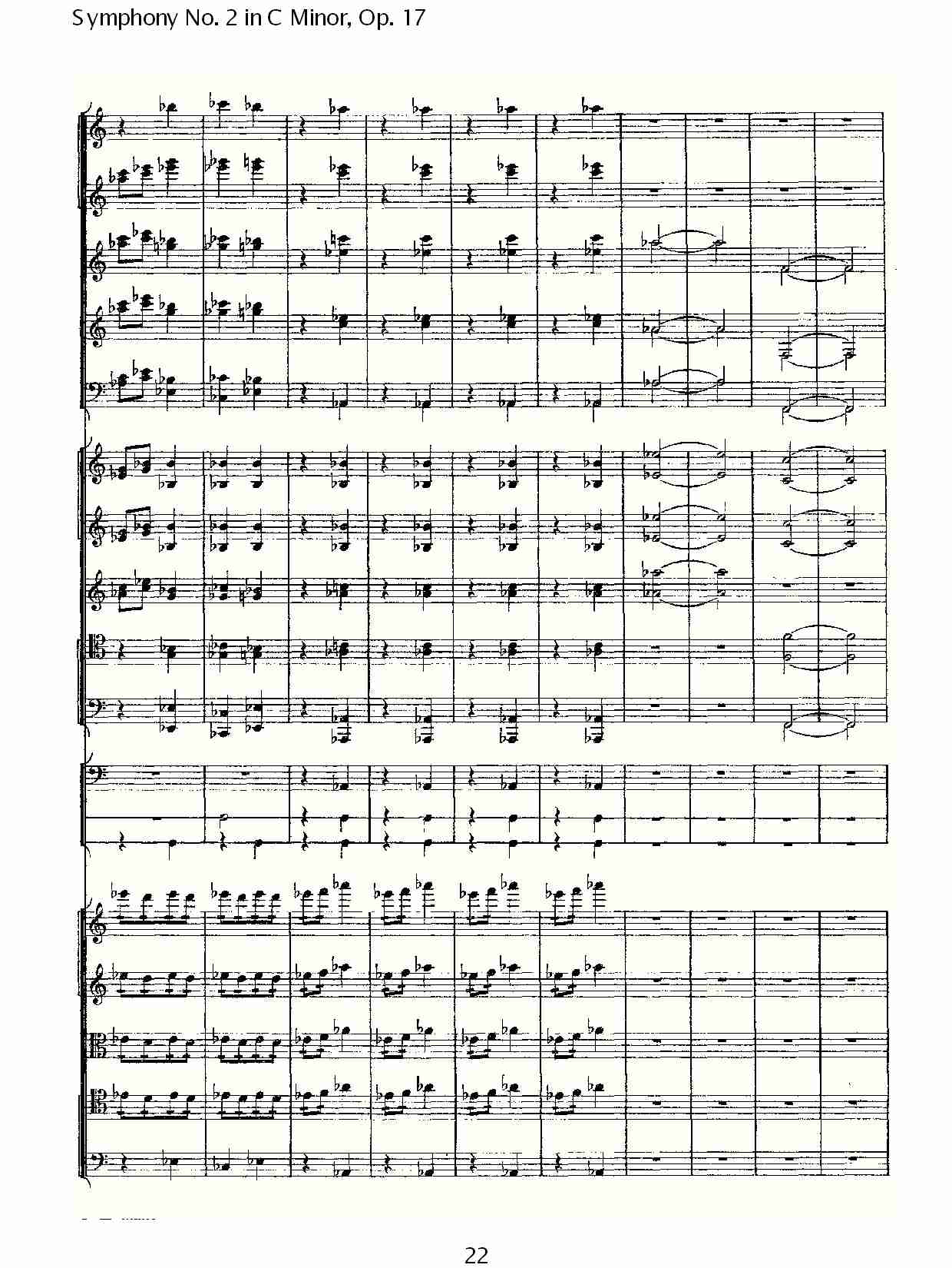 C小调第二交响曲, Op.17第四乐章（五）总谱（图2）