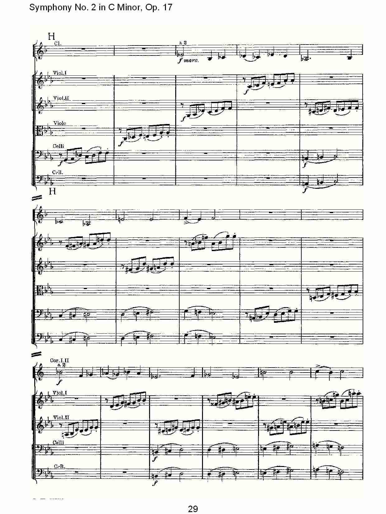 C小调第二交响曲, Op.17第一乐章（六）总谱（图4）