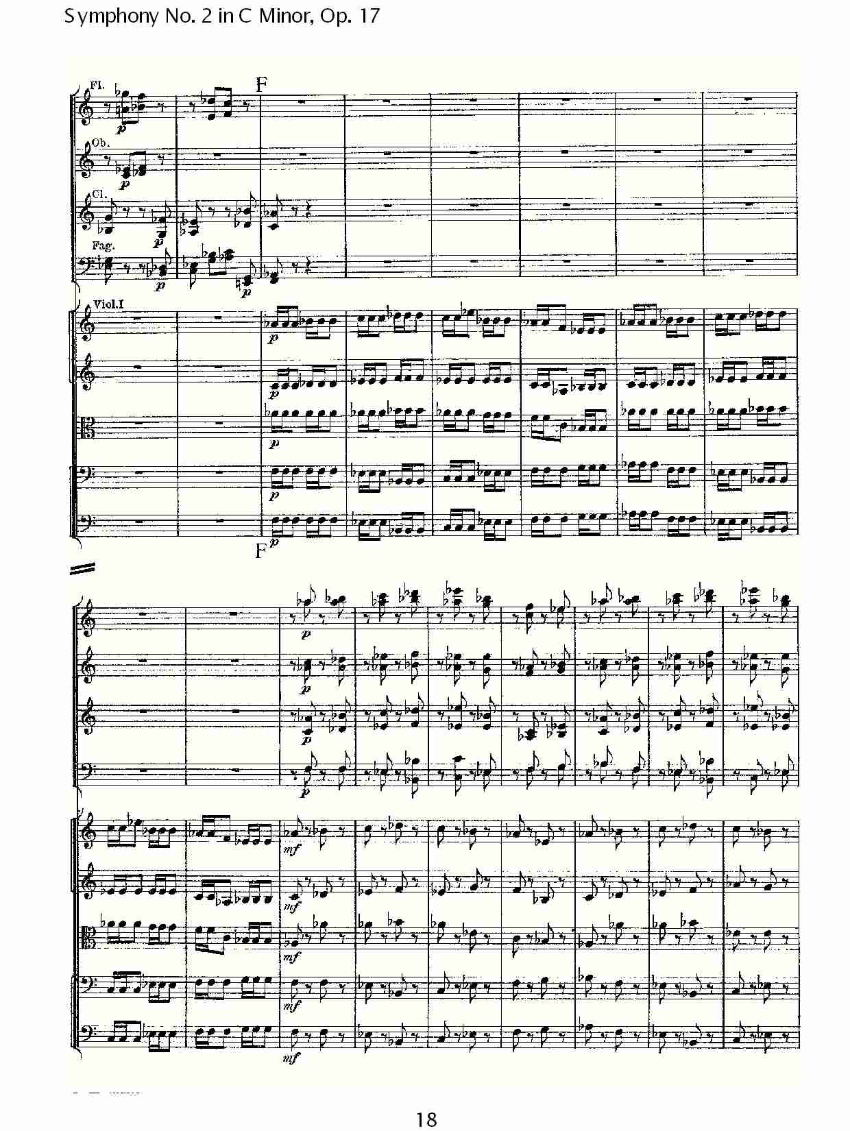 C小调第二交响曲, Op.17第四乐章（四）总谱（图3）