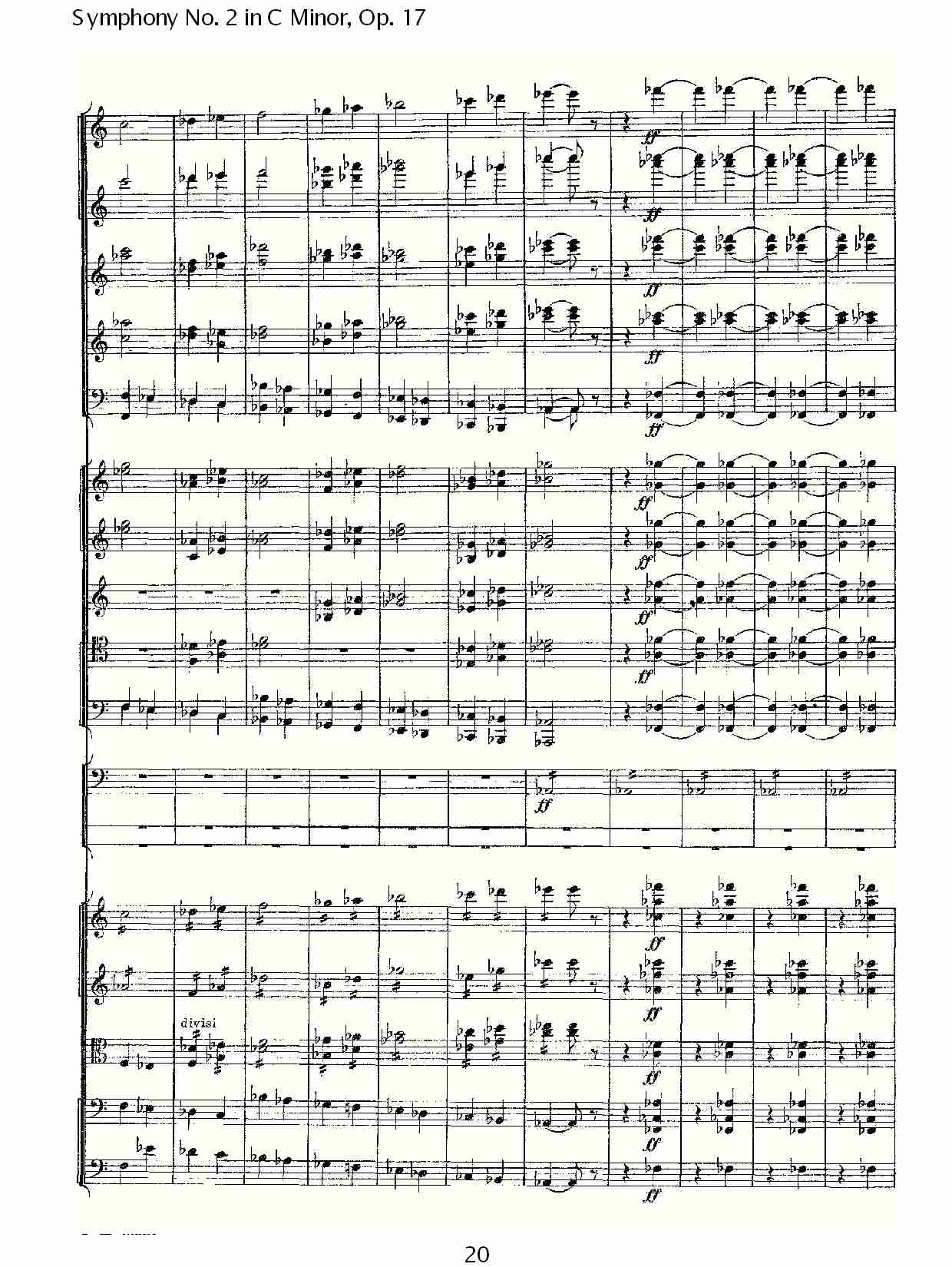 C小调第二交响曲, Op.17第四乐章（四）总谱（图5）