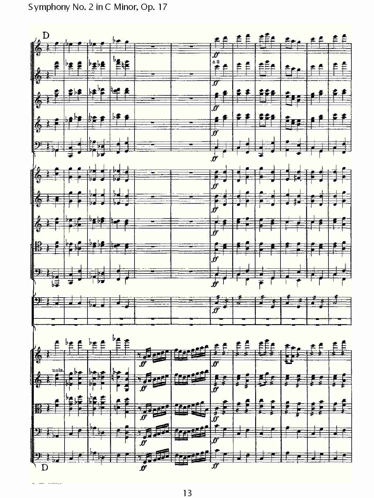 C小调第二交响曲, Op.17第四乐章（三）总谱（图3）