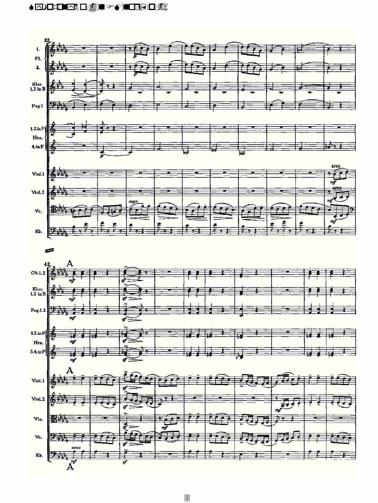 F小调第四交响曲,  Op. 36 第二乐章（一）总谱（图3）