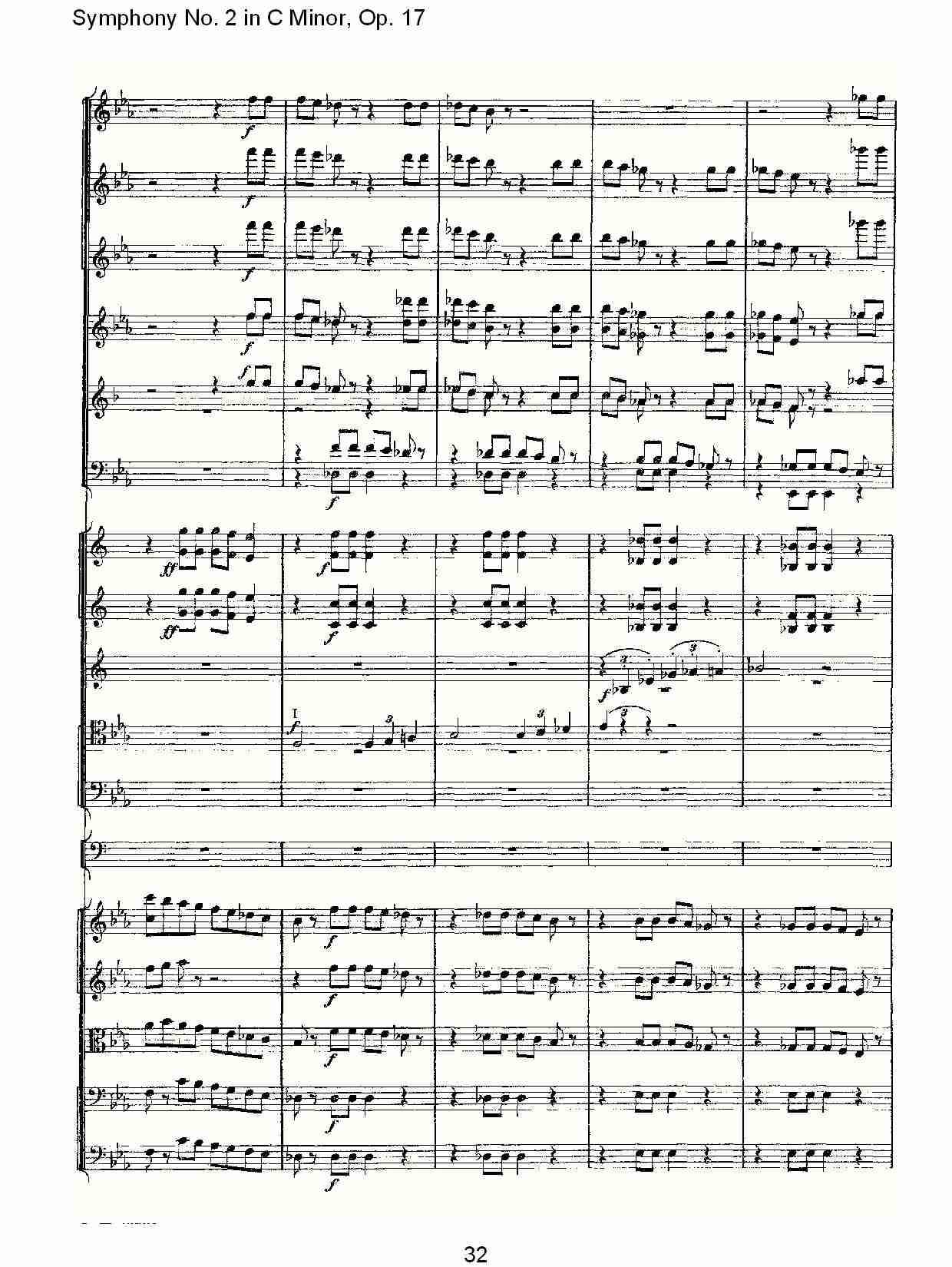 C小调第二交响曲, Op.17第一乐章（七）总谱（图2）