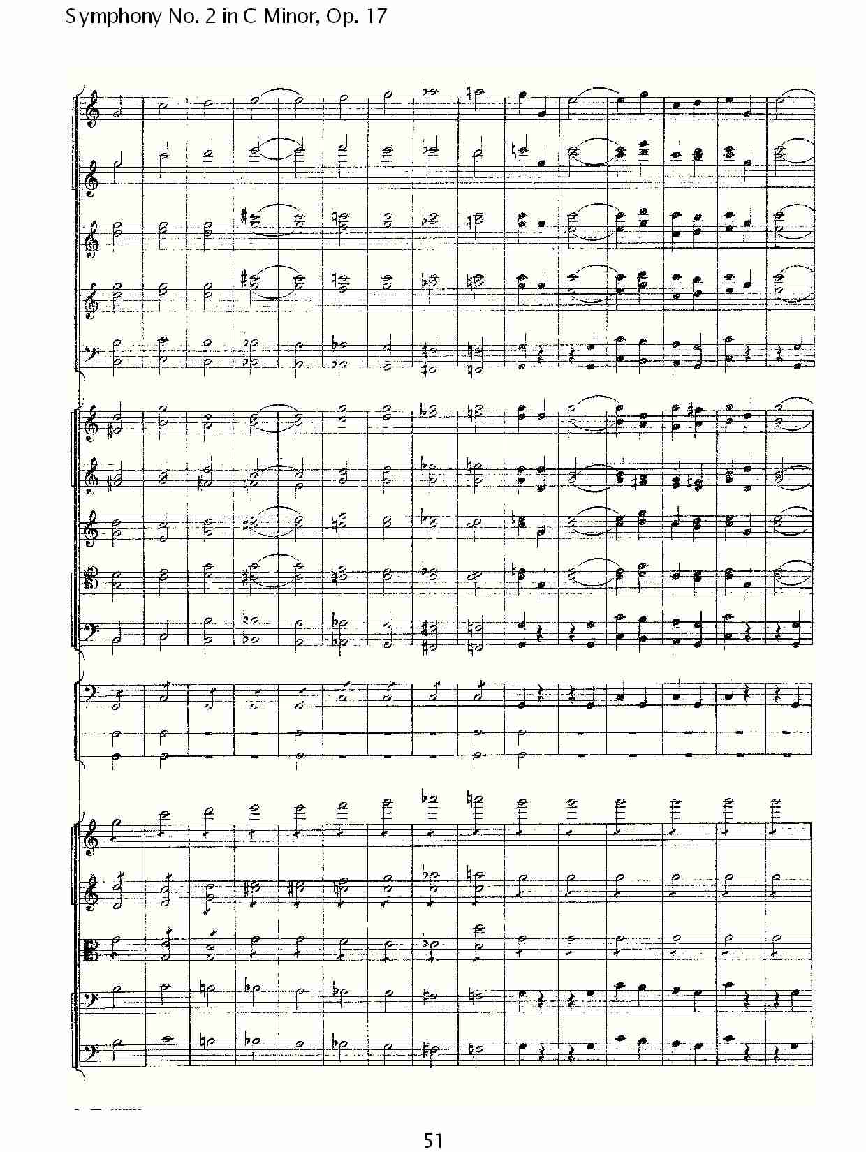 C小调第二交响曲, Op.17第四乐章（十一）总谱（图1）