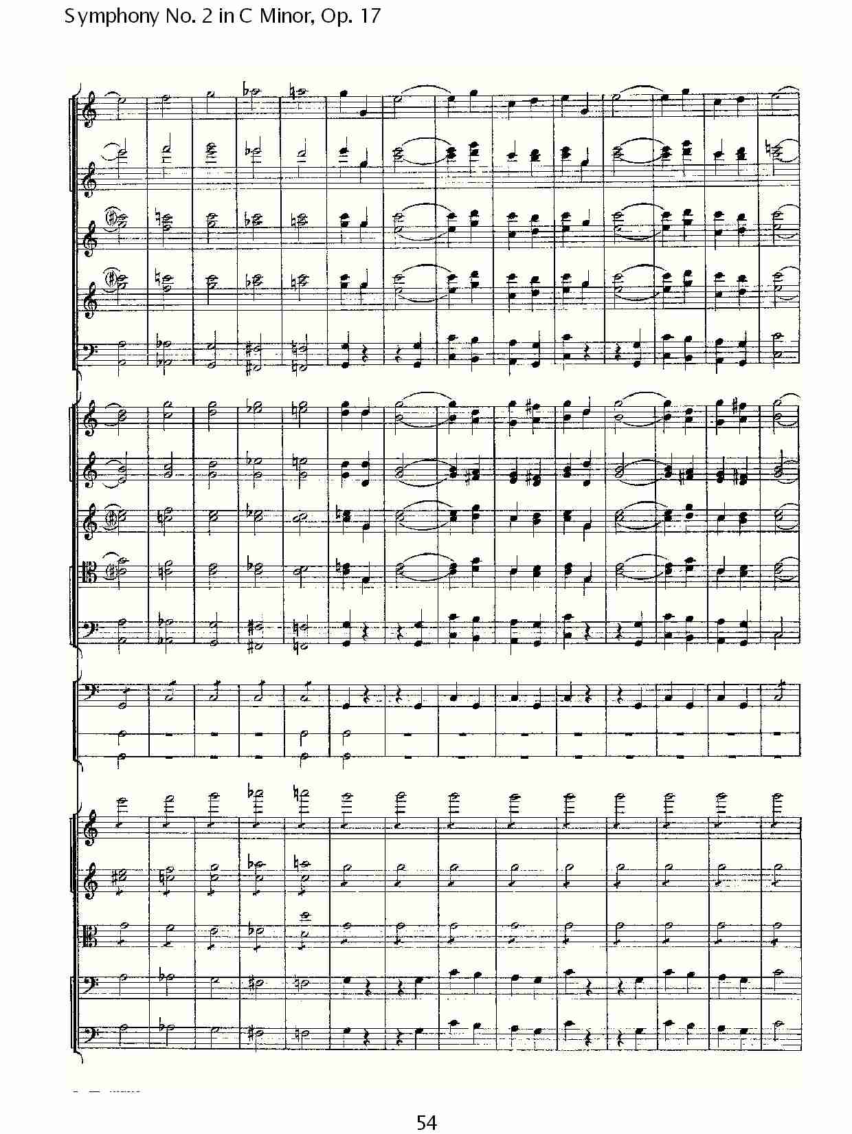 C小调第二交响曲, Op.17第四乐章（十一）总谱（图4）