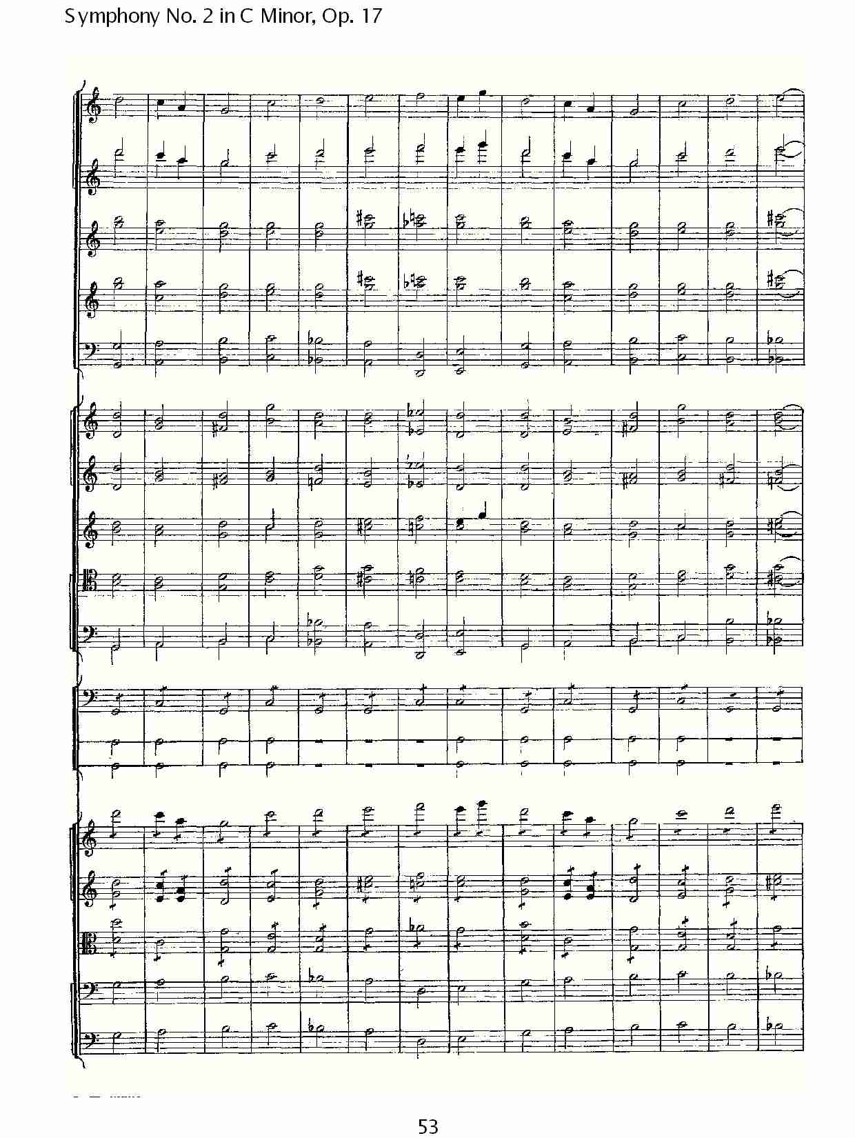 C小调第二交响曲, Op.17第四乐章（十一）总谱（图3）