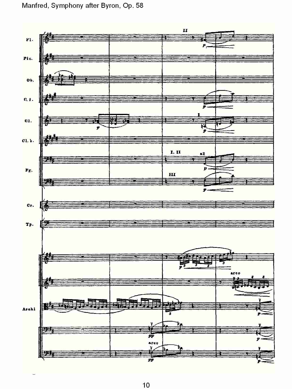Manfred, Symphony after Byron, Op.58第二乐章（二）总谱（图5）