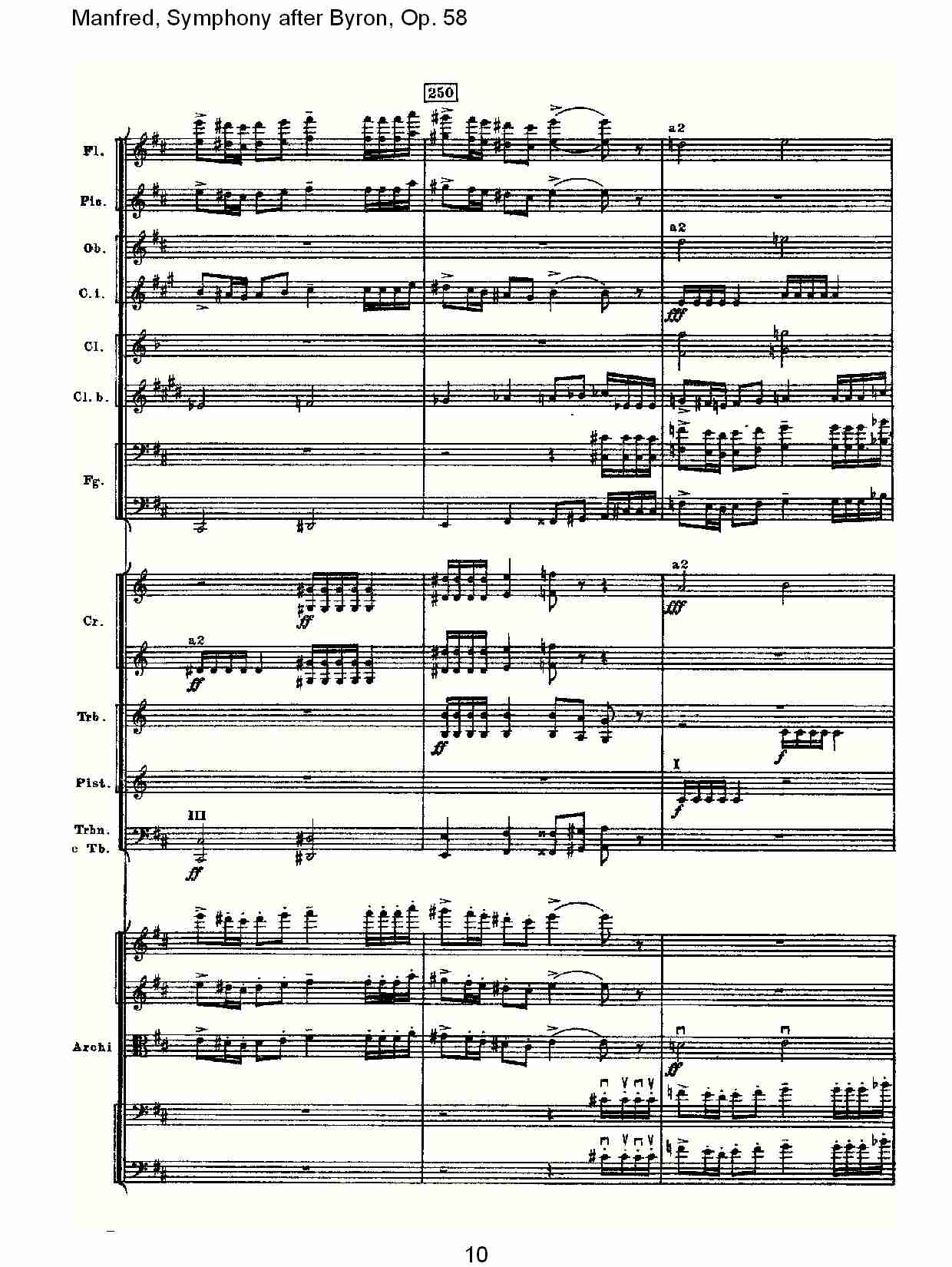 Manfred, Symphony after Byron, Op.58第四乐章第二部（二）总谱（图5）