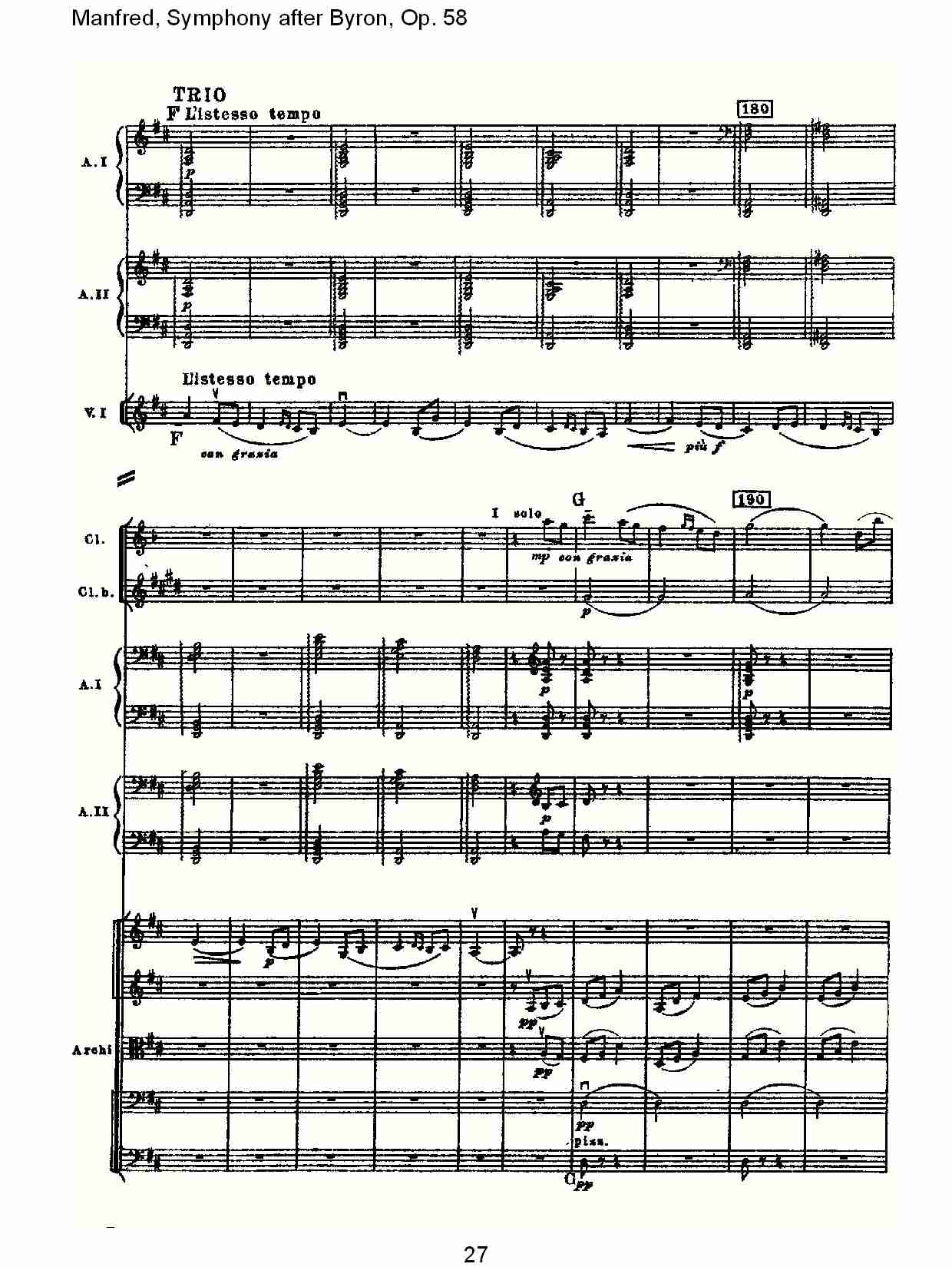Manfred, Symphony after Byron, Op.58第二乐章（六）总谱（图2）