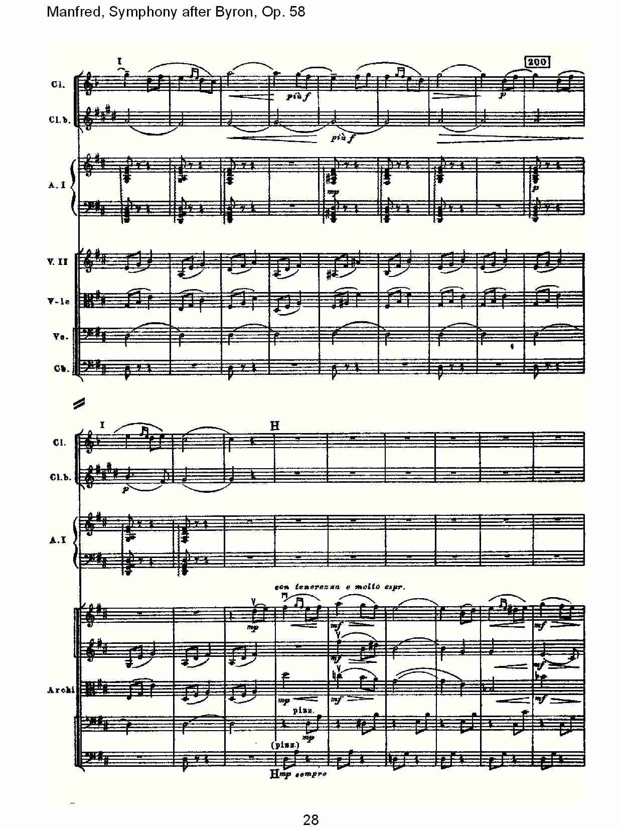 Manfred, Symphony after Byron, Op.58第二乐章（六）总谱（图3）