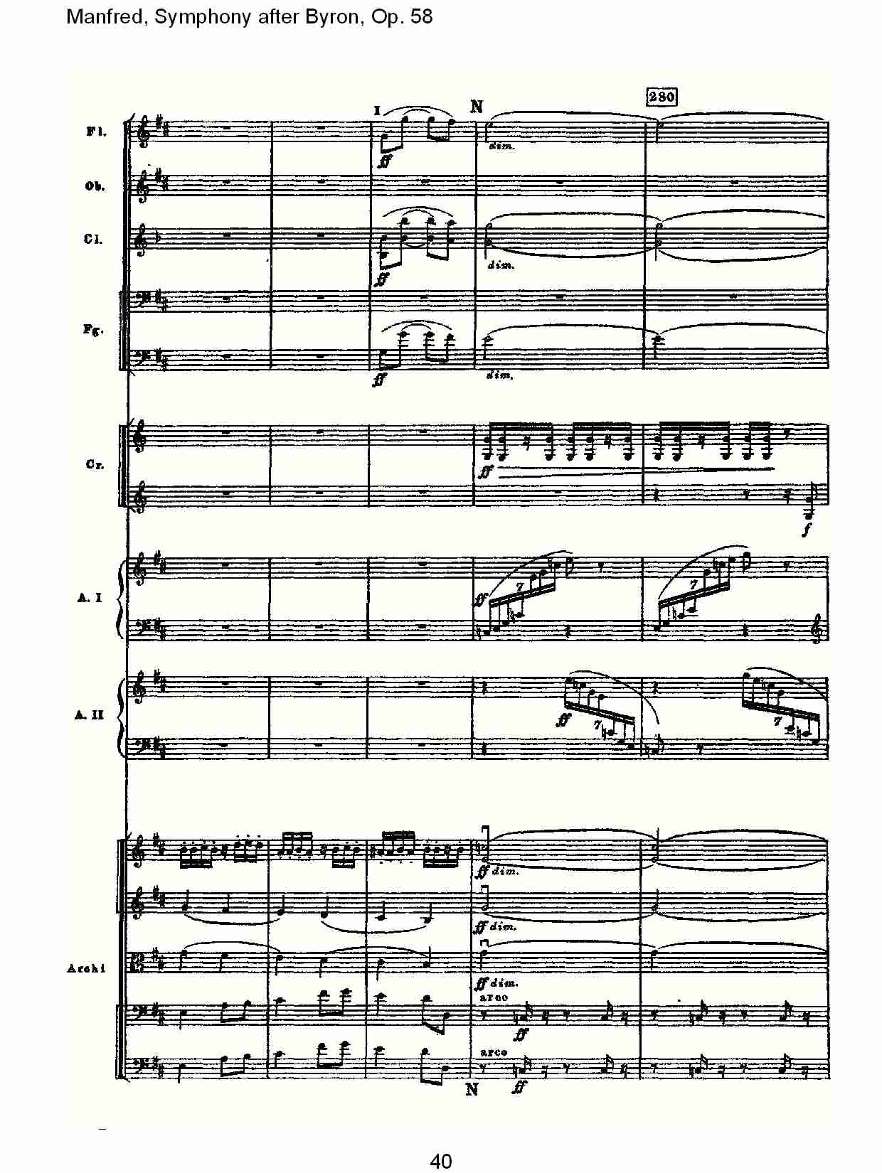 Manfred, Symphony after Byron, Op.58第二乐章（八）总谱（图5）
