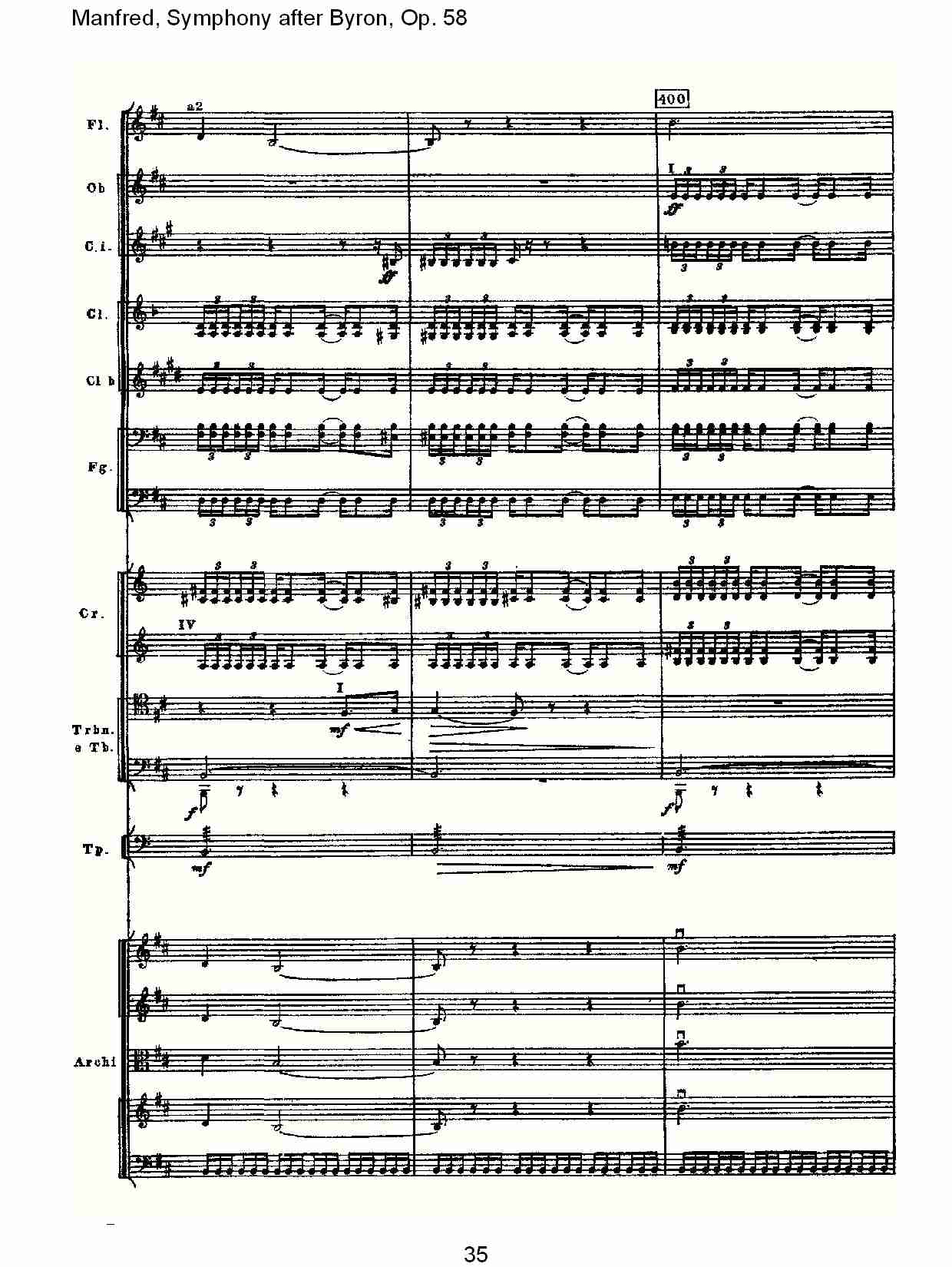 Manfred, Symphony after Byron, Op.58第四乐章第二部（七）总谱（图5）
