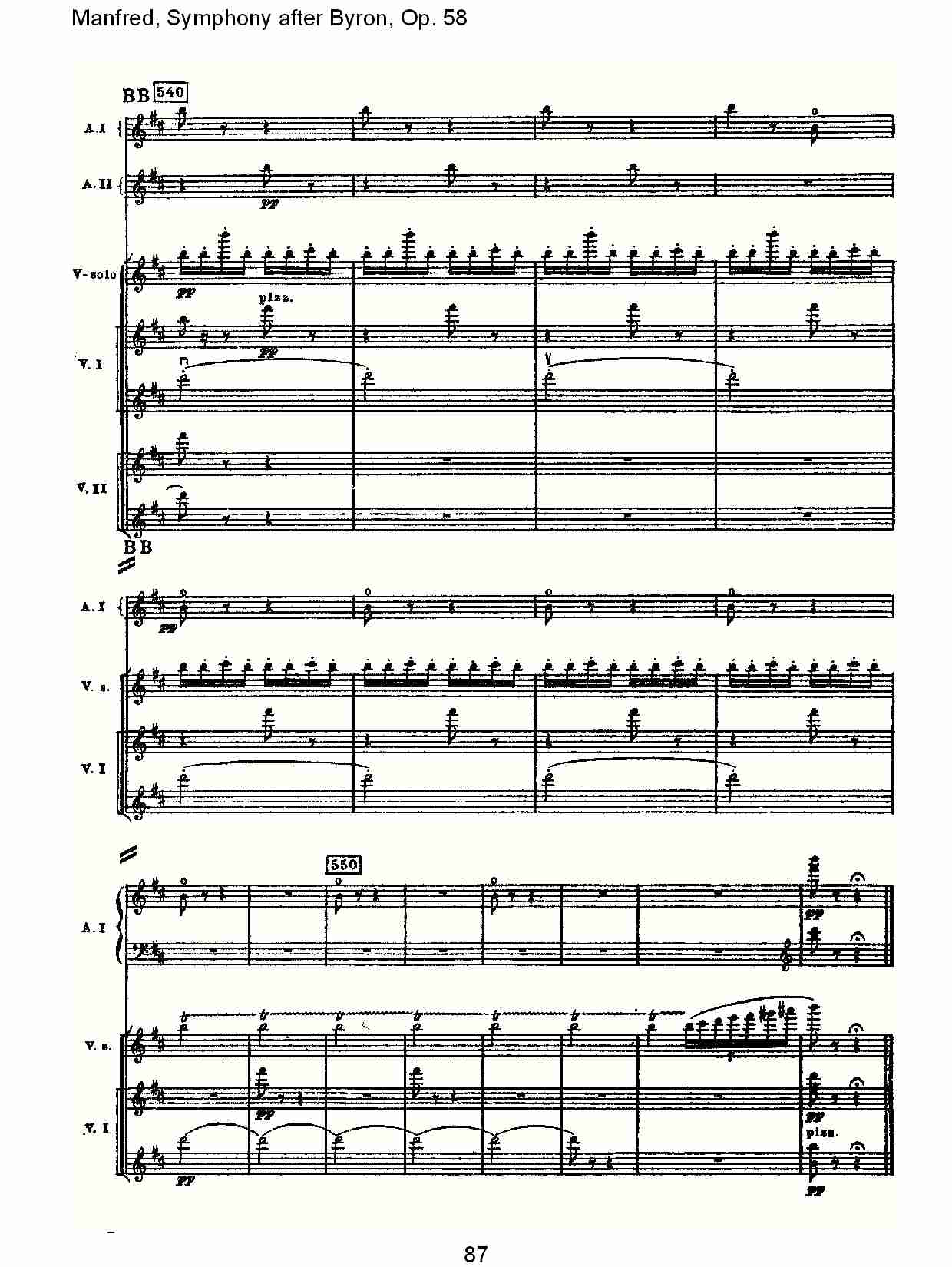 Manfred, Symphony after Byron, Op.58第二乐章（十八）总谱（图2）