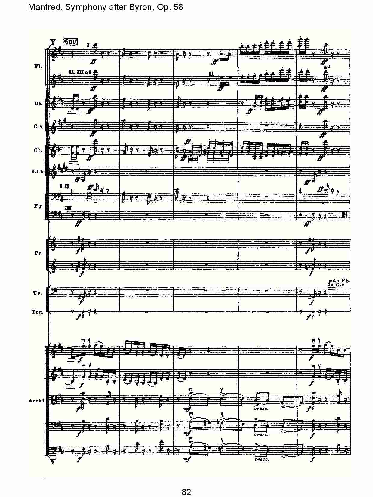Manfred, Symphony after Byron, Op.58第二乐章（十七）总谱（图2）