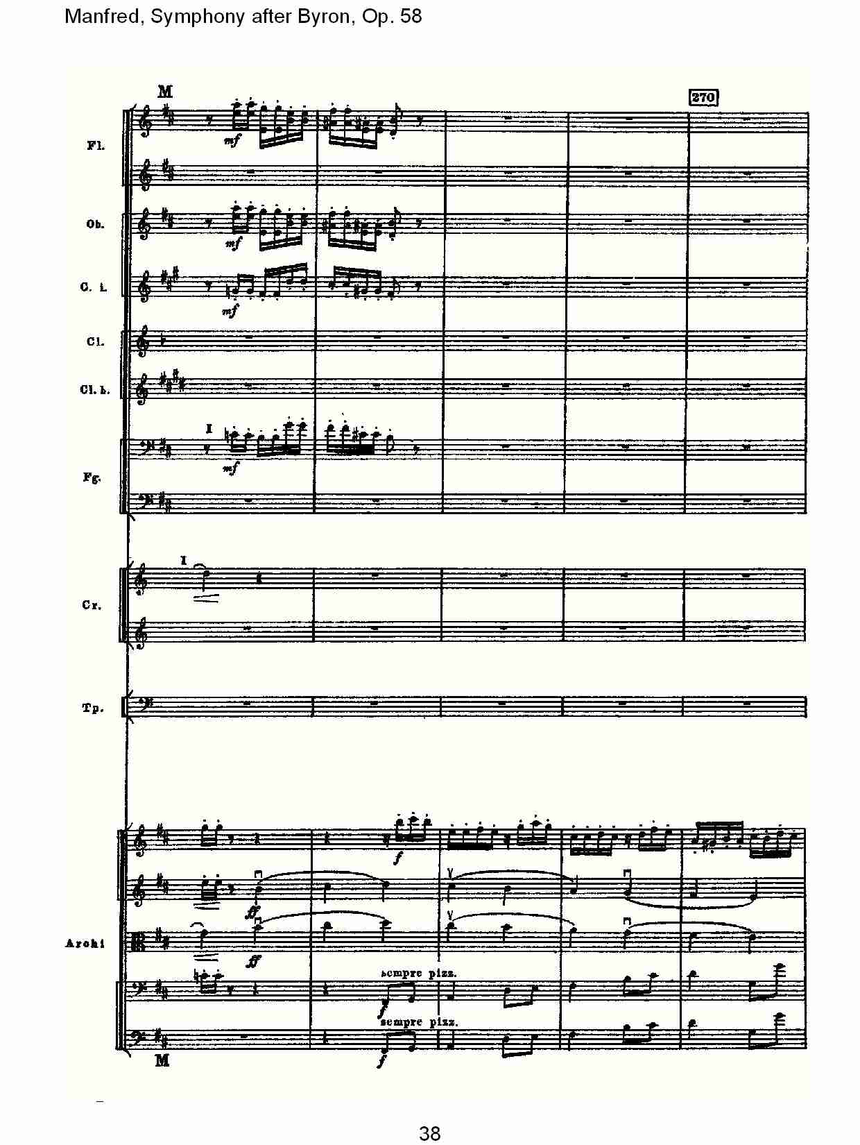 Manfred, Symphony after Byron, Op.58第二乐章（八）总谱（图3）