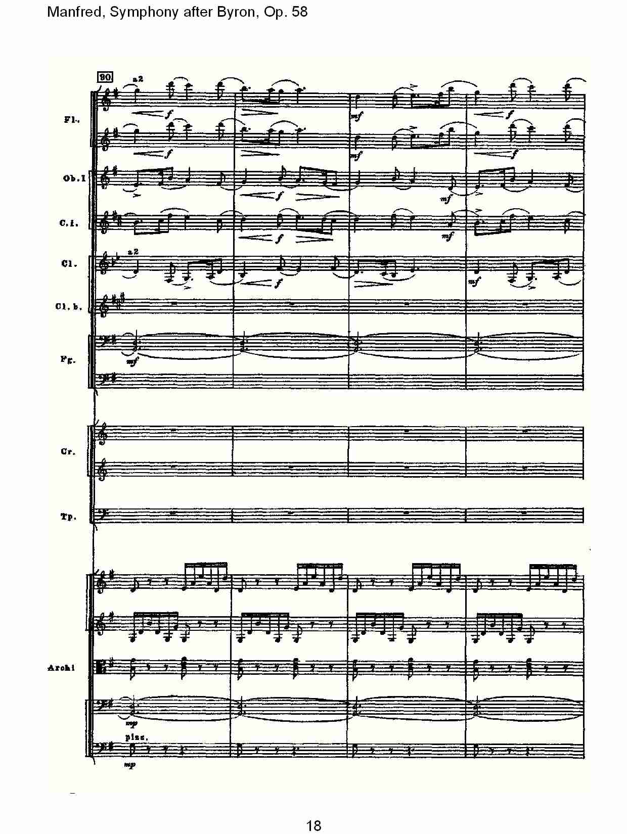 Manfred, Symphony after Byron, Op.58第三乐章（四）总谱（图3）
