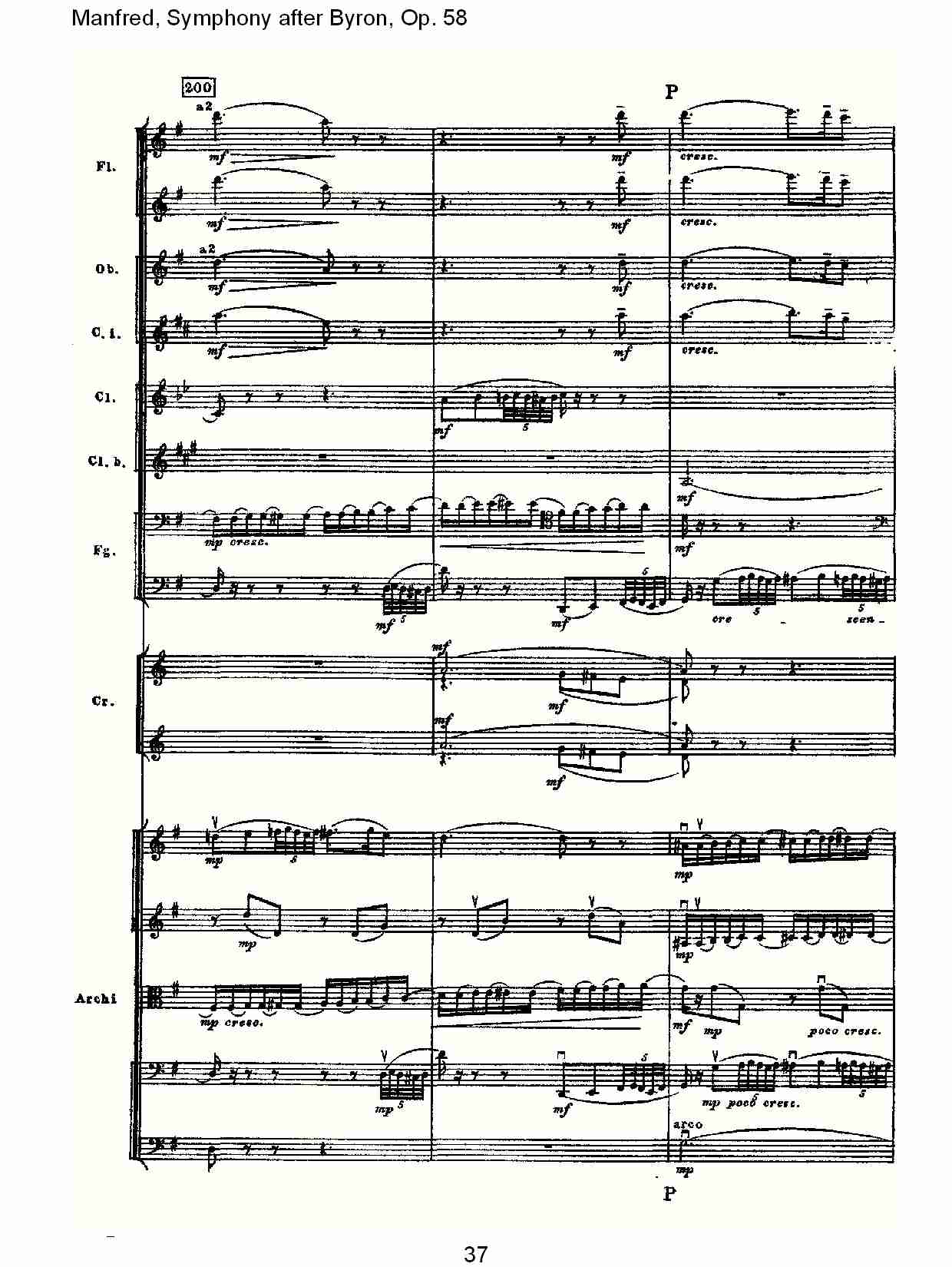 Manfred, Symphony after Byron, Op.58第三乐章（八）总谱（图2）
