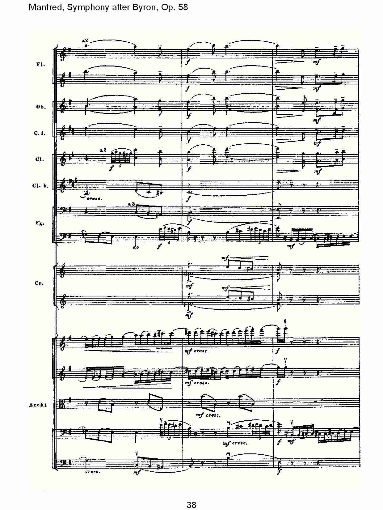Manfred, Symphony after Byron, Op.58第三乐章（八）总谱（图3）