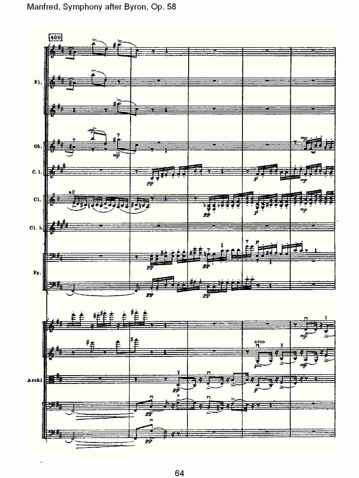 Manfred, Symphony after Byron, Op.58第二乐章（十三）总谱（图5）