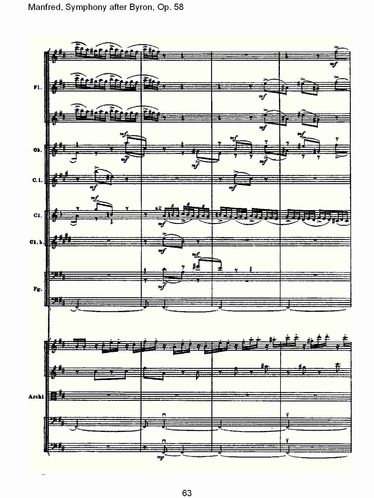 Manfred, Symphony after Byron, Op.58第二乐章（十三）总谱（图4）
