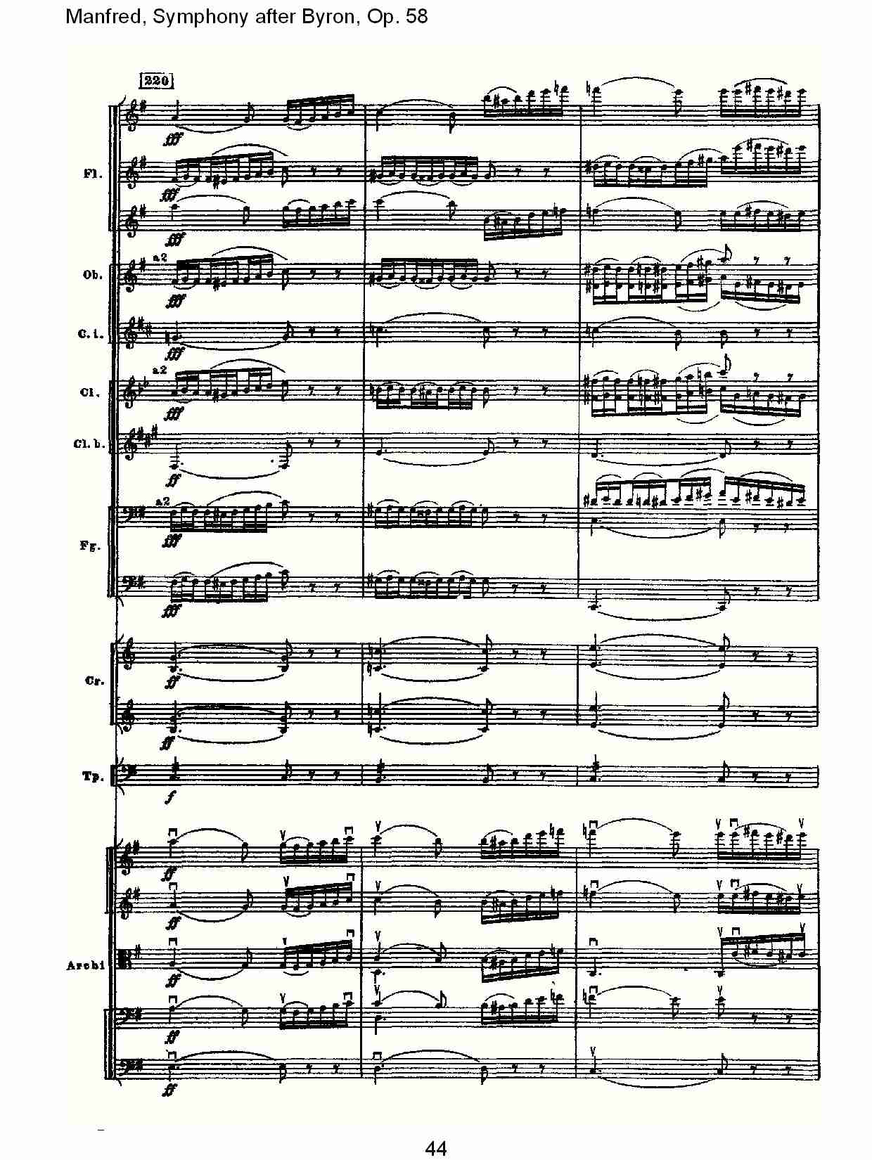 Manfred, Symphony after Byron, Op.58第三乐章（九）总谱（图4）