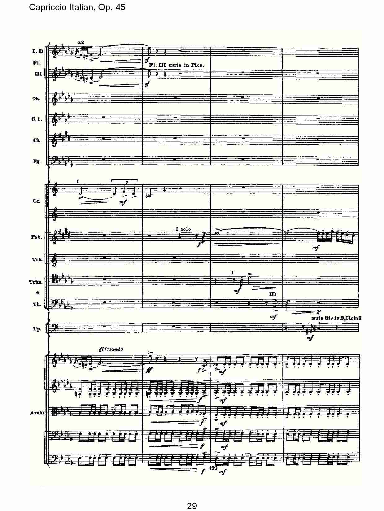 意大利幻想曲,Op.45第一部（六）总谱（图4）