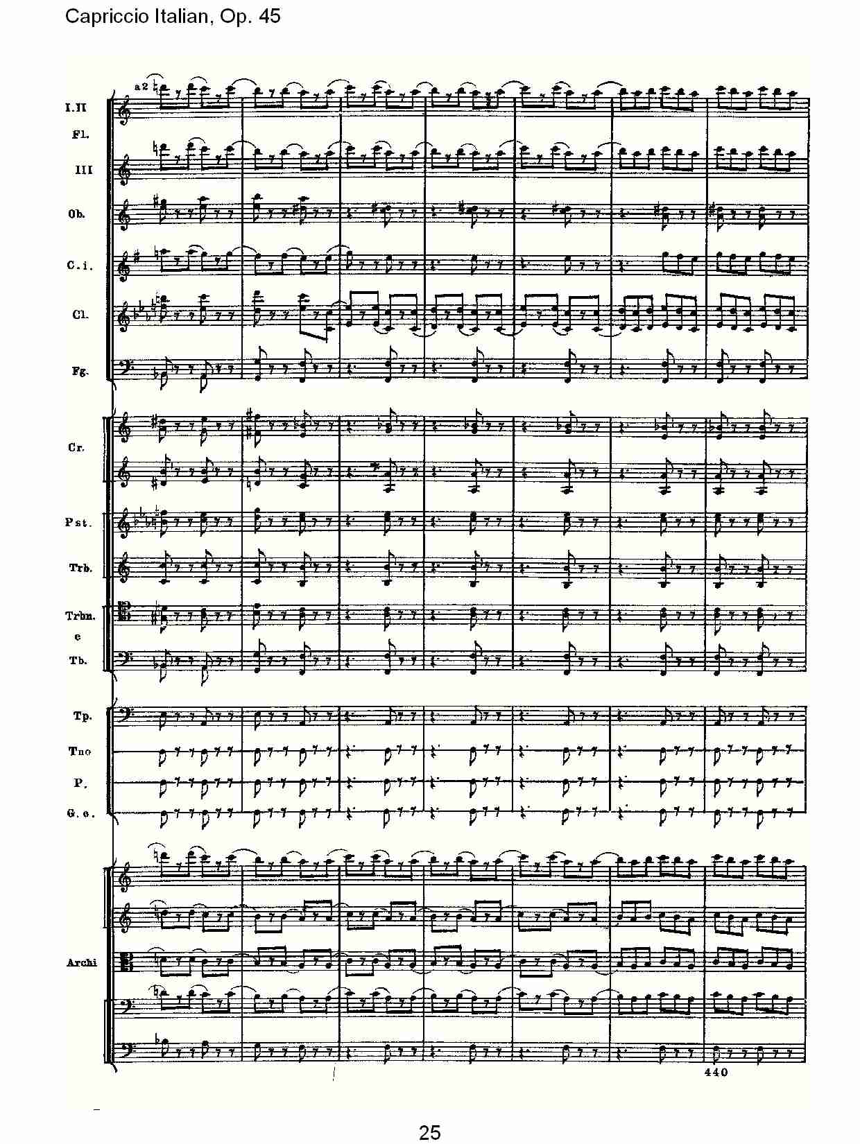 意大利幻想曲,Op.45第二部（五）总谱（图5）