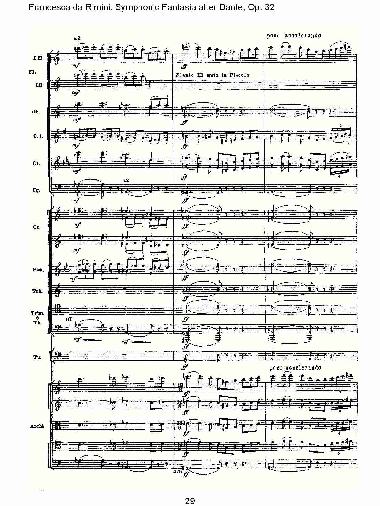 Francesca da Rimini, 但丁幻想曲Op.32 第二部（六）总谱（图4）