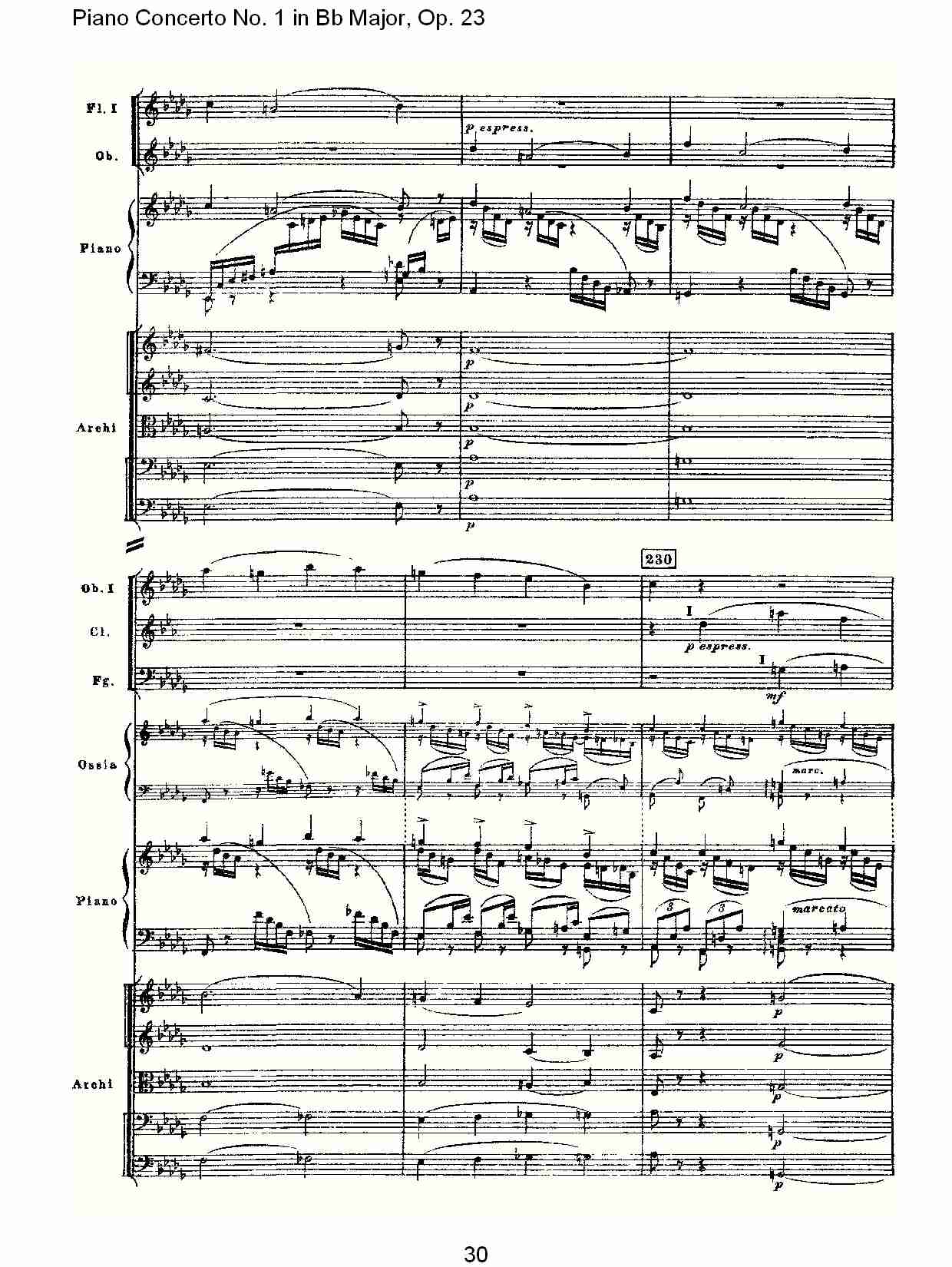 Bb大调第一钢琴协奏曲,Op.23第一乐章第一部（六）总谱（图5）