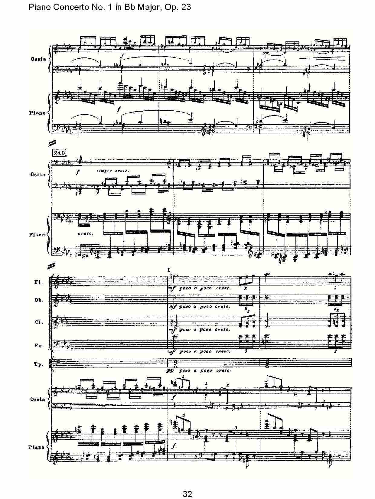 Bb大调第一钢琴协奏曲,Op.23第一乐章第一部（七）总谱（图2）