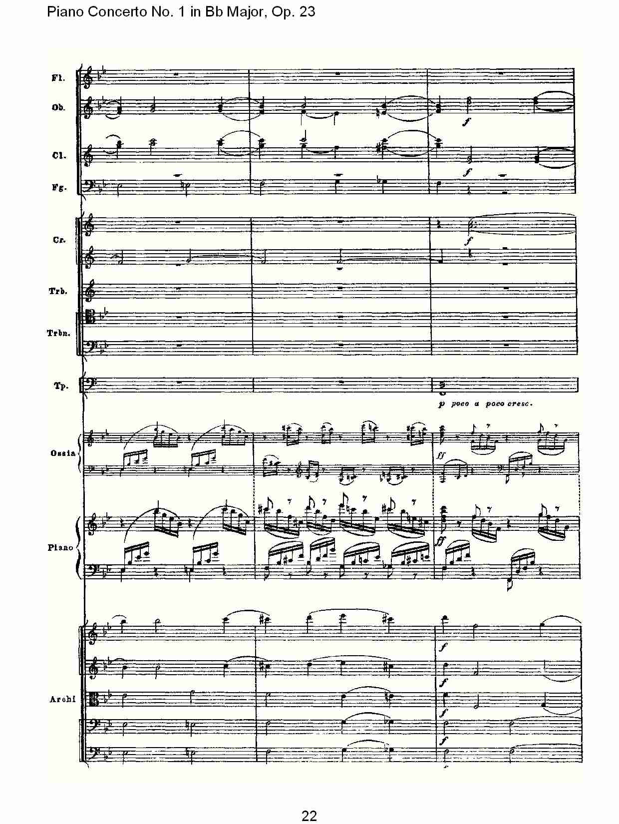 Bb大调第一钢琴协奏曲,Op.23第一乐章第二部（五）总谱（图2）