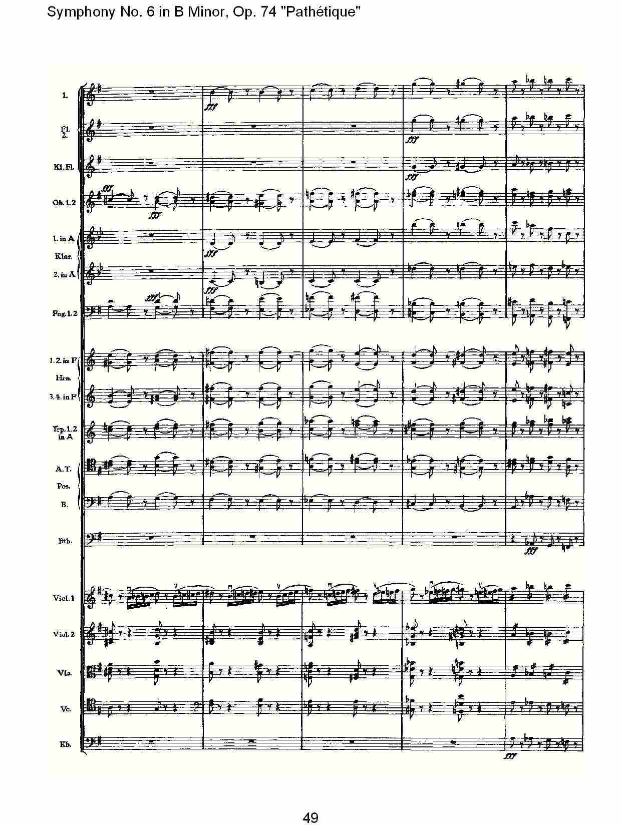 Symphony No. 6 in B Minor, Op.74 