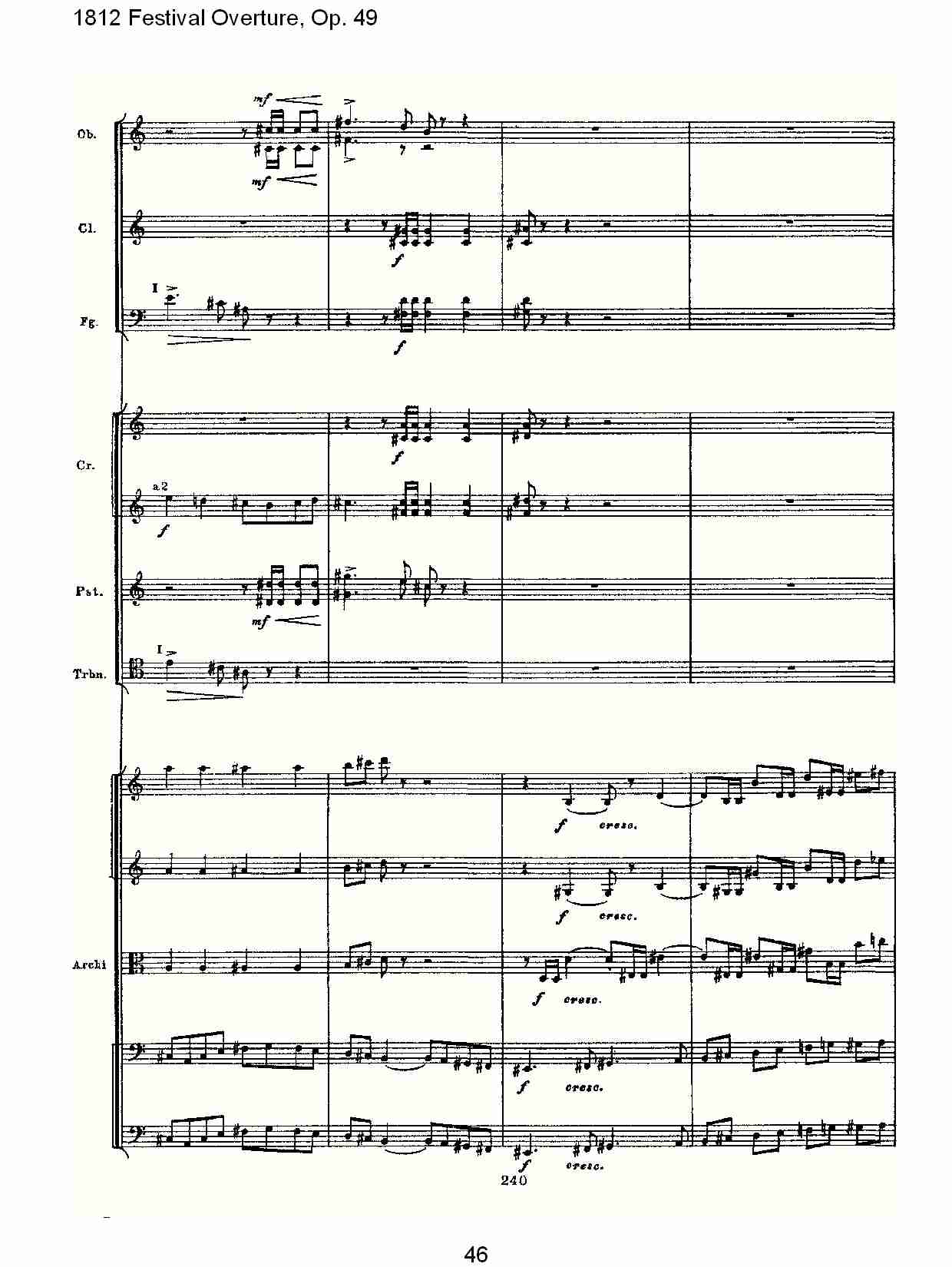 1812 Festival Overture,Op.49  1812欢庆序曲,Op.49（十）总谱（图1）