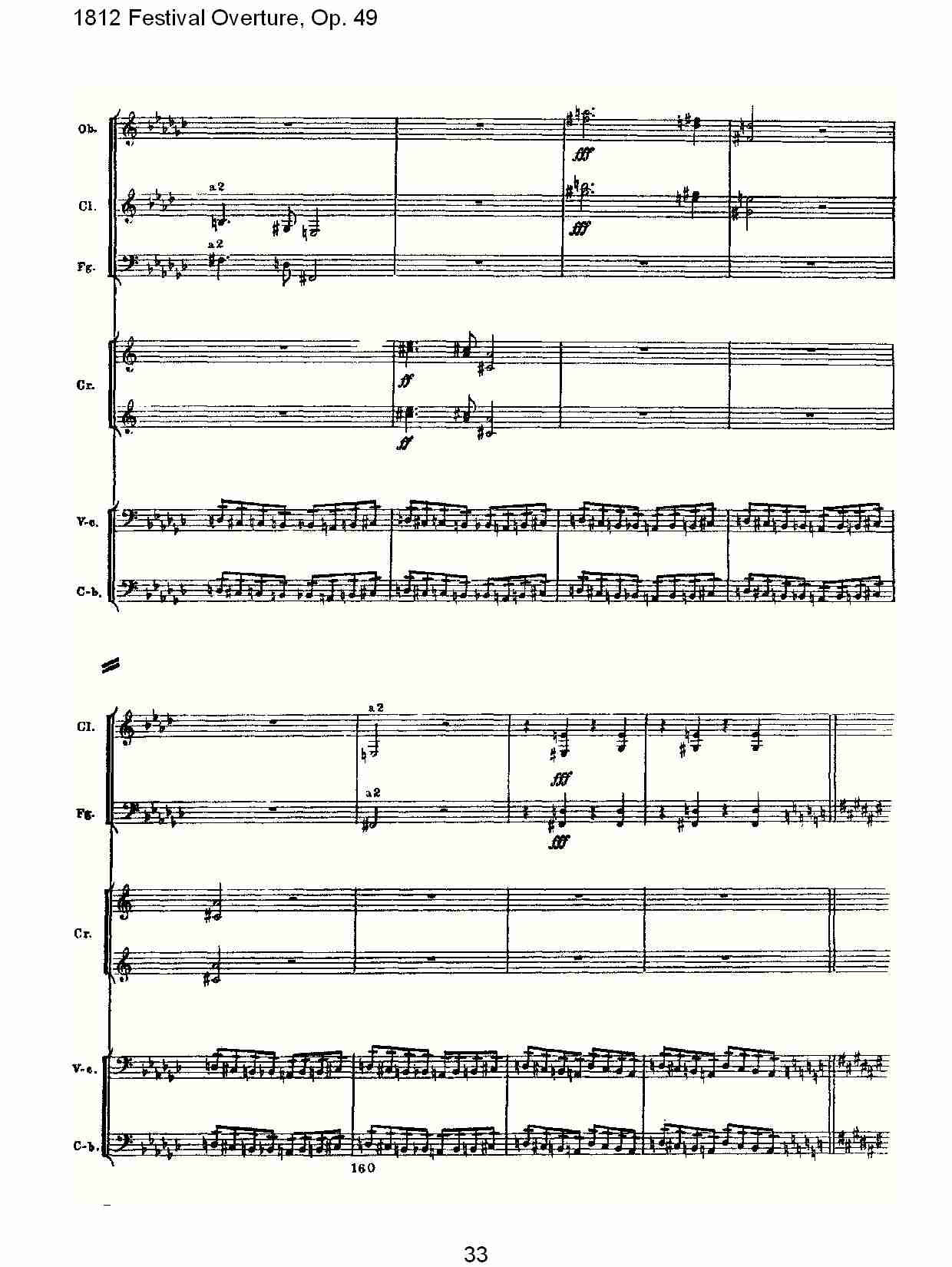 1812 Festival Overture,Op.49  1812欢庆序曲,Op.49（七）总谱（图3）