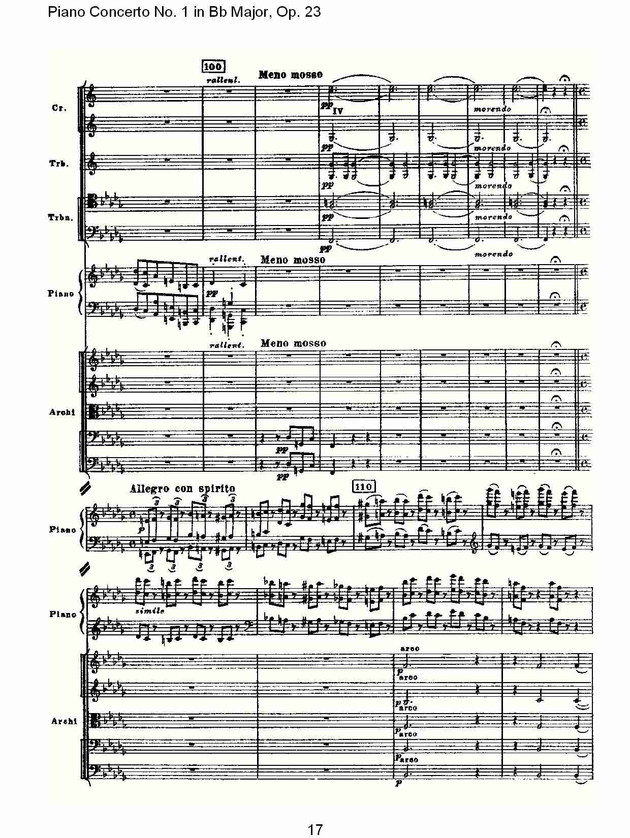 Bb大调第一钢琴协奏曲,Op.23第一乐章第一部（四）总谱（图2）