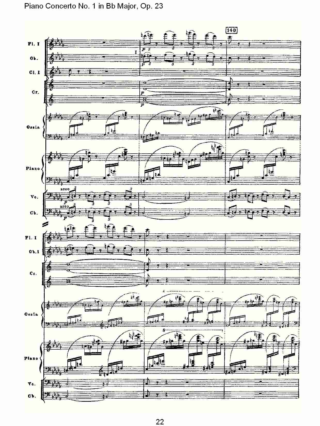 Bb大调第一钢琴协奏曲,Op.23第一乐章第一部（五）总谱（图2）