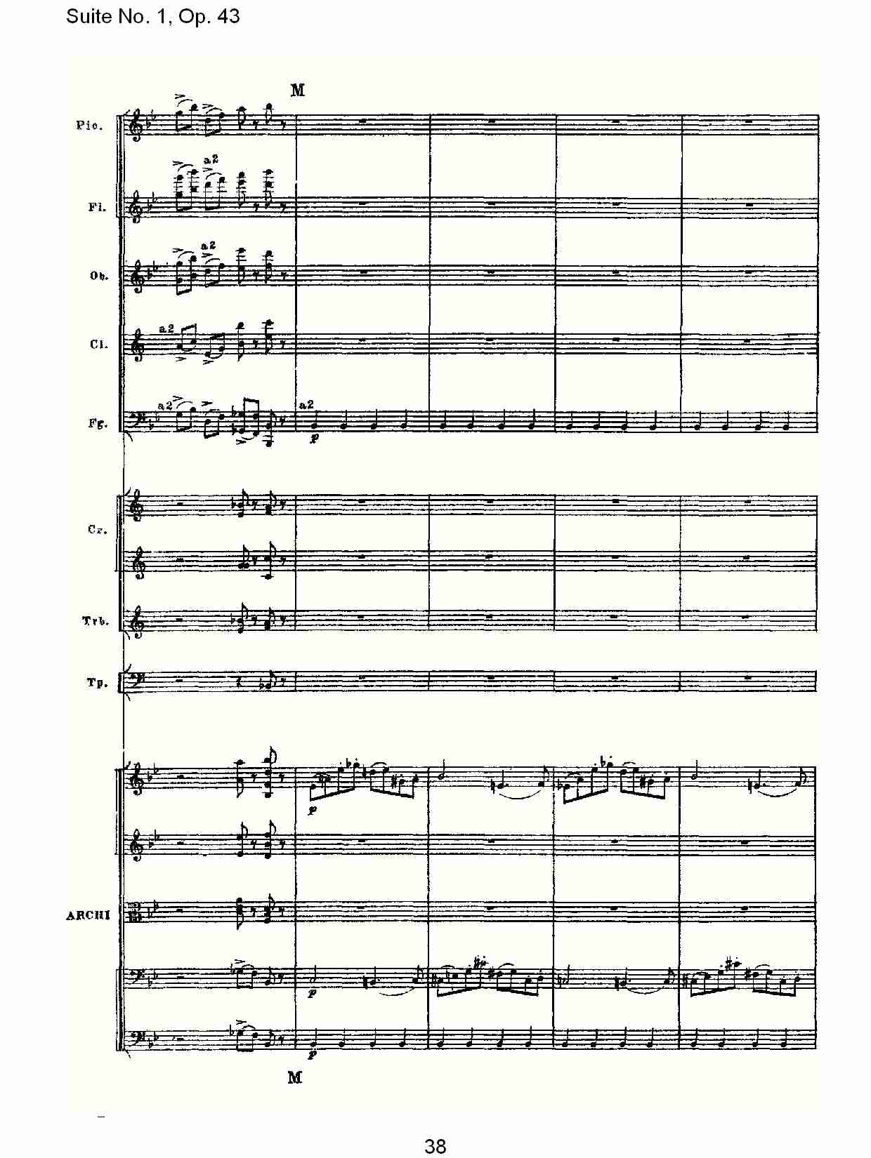 Suite No.1, Op.43   第一套曲,Op.43第五乐章（八）总谱（图3）