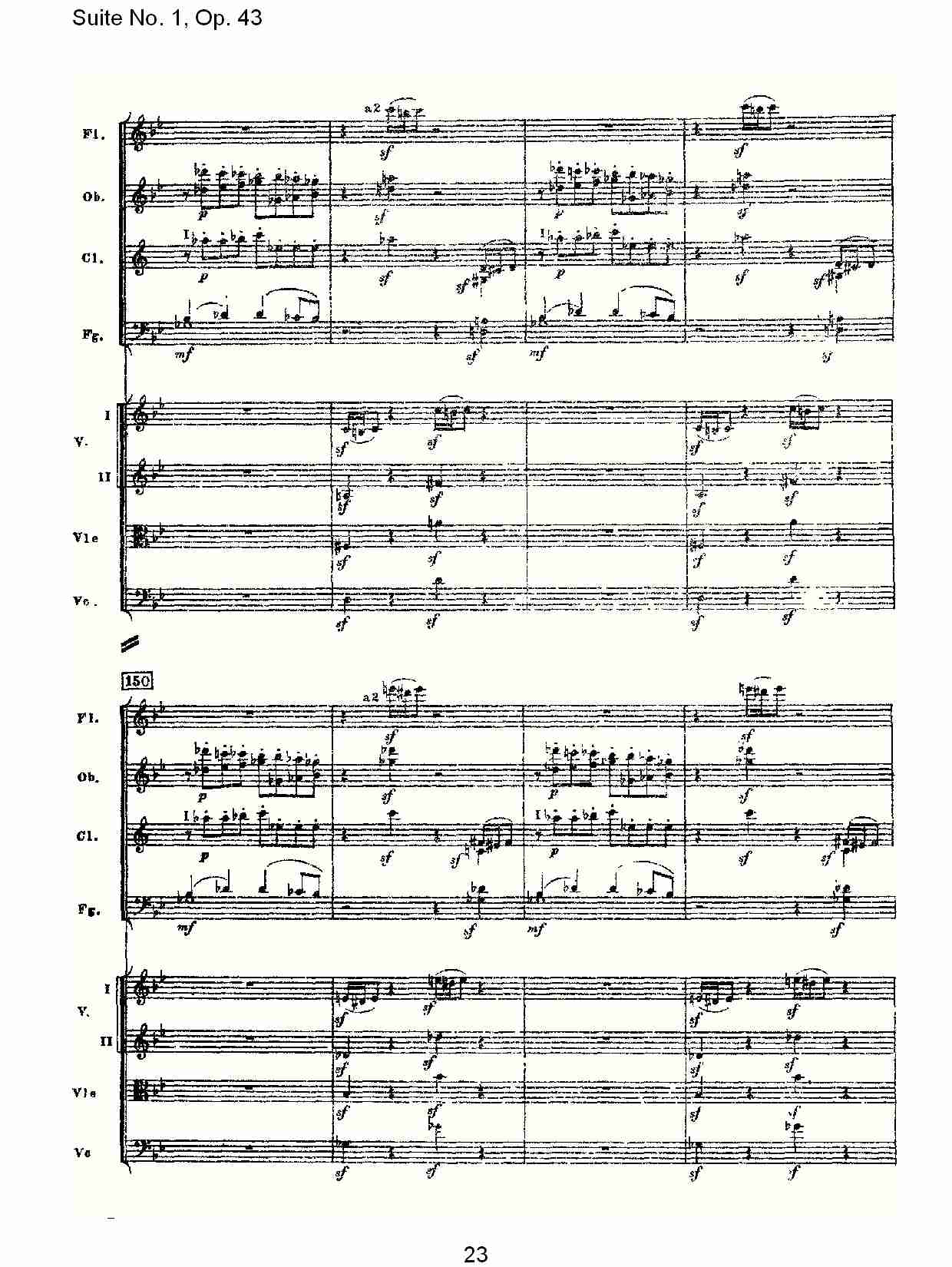 Suite No.1, Op.43   第一套曲,Op.43第五乐章（五）总谱（图3）