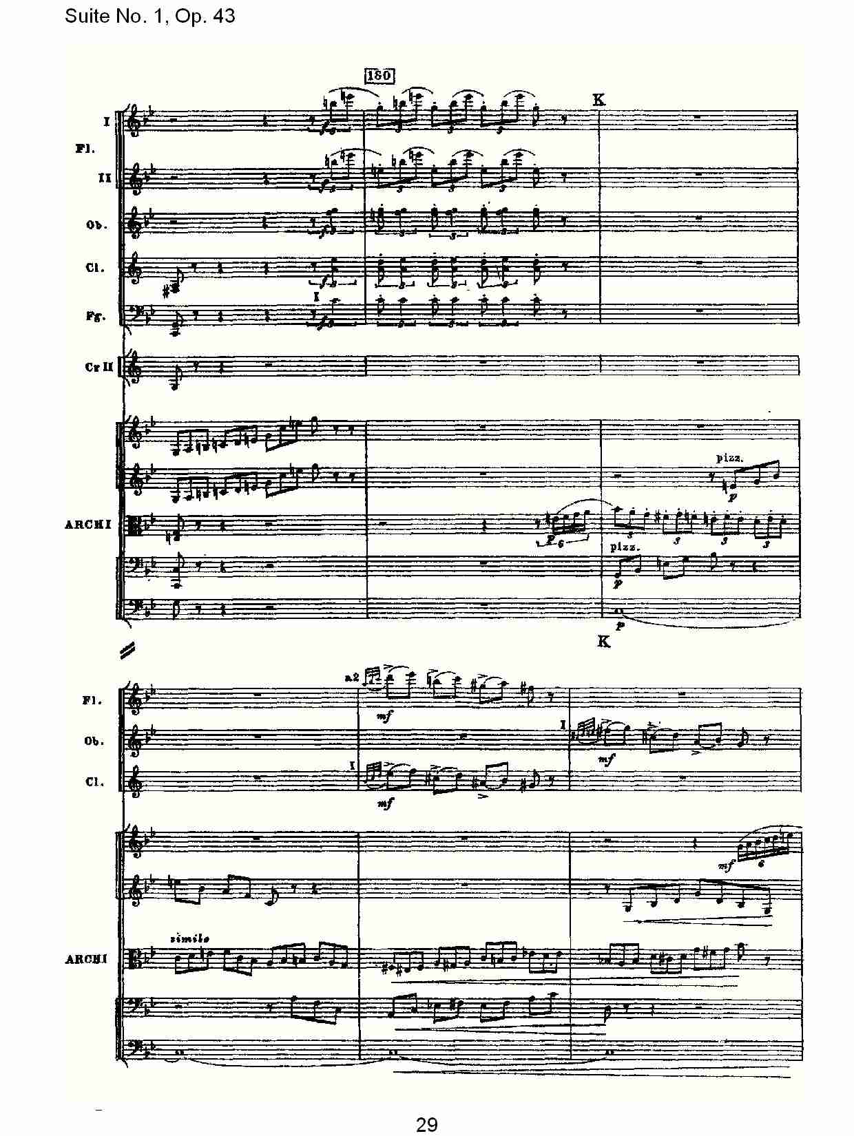 Suite No.1, Op.43   第一套曲,Op.43第五乐章（六）总谱（图4）