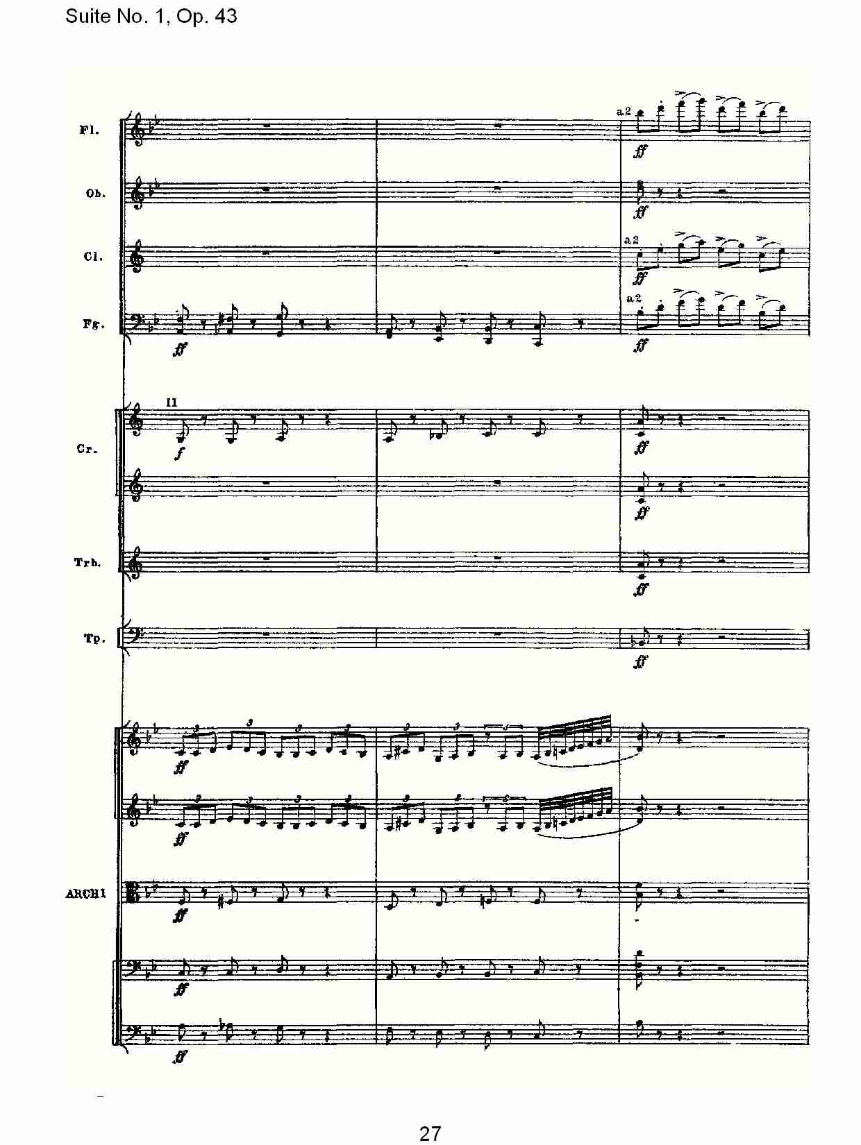 Suite No.1, Op.43   第一套曲,Op.43第五乐章（六）总谱（图2）