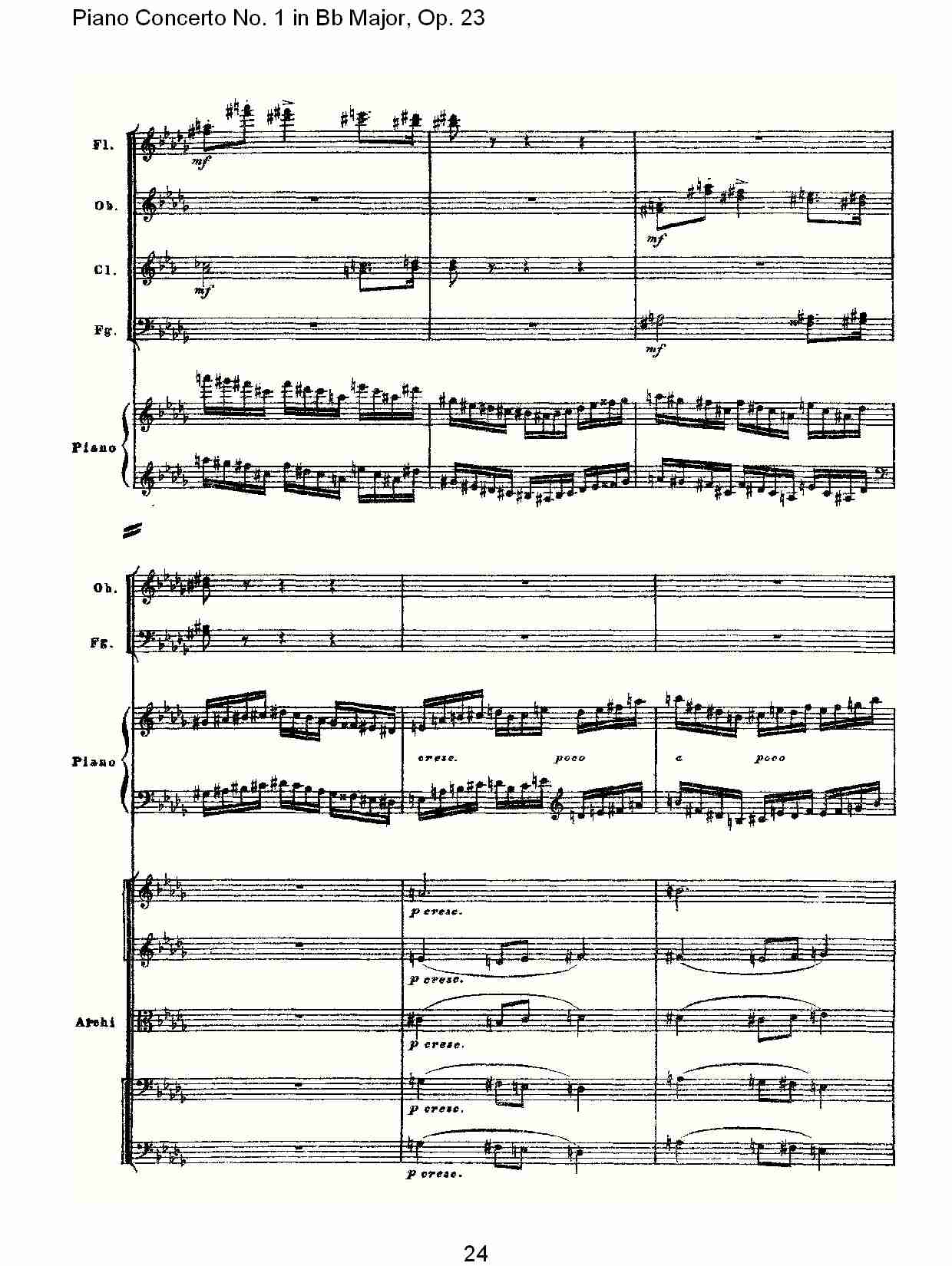 Bb大调第一钢琴协奏曲,Op.23第三乐章（五）总谱（图4）