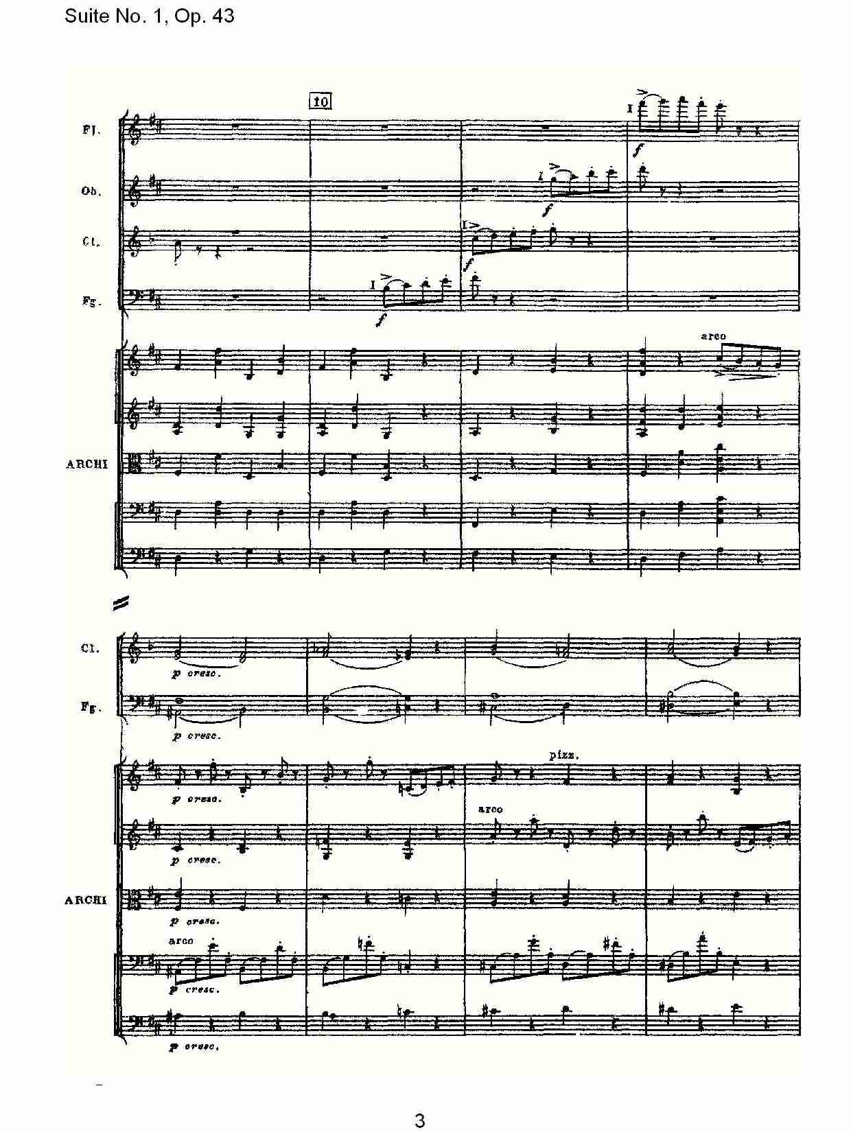 Suite No.1, Op.43   第一套曲,Op.43第六乐章（一）总谱（图4）