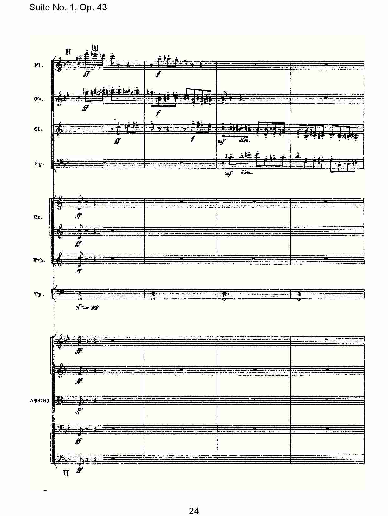 Suite No.1, Op.43   第一套曲,Op.43第五乐章（五）总谱（图4）