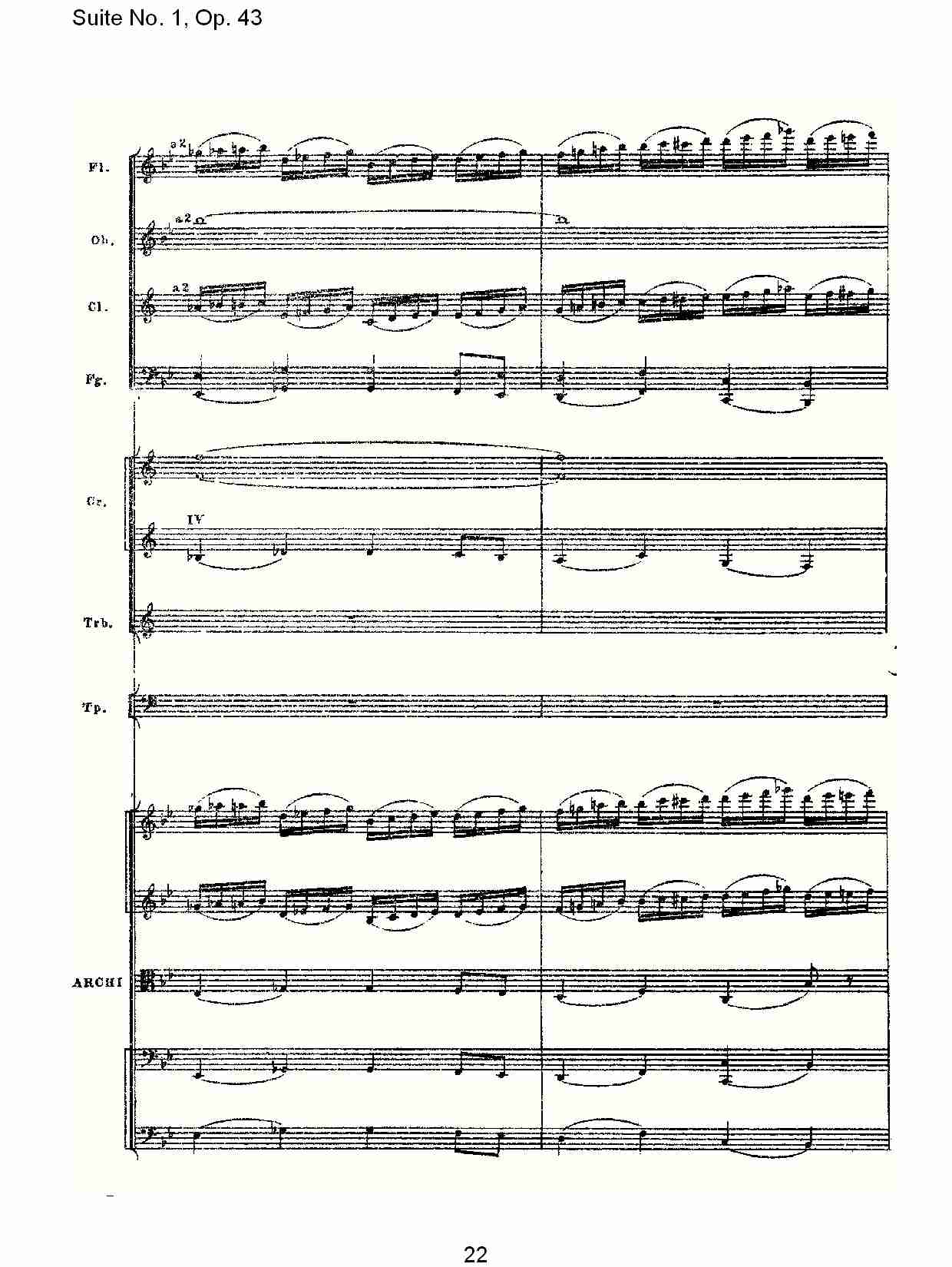 Suite No.1, Op.43   第一套曲,Op.43第五乐章（五）总谱（图2）