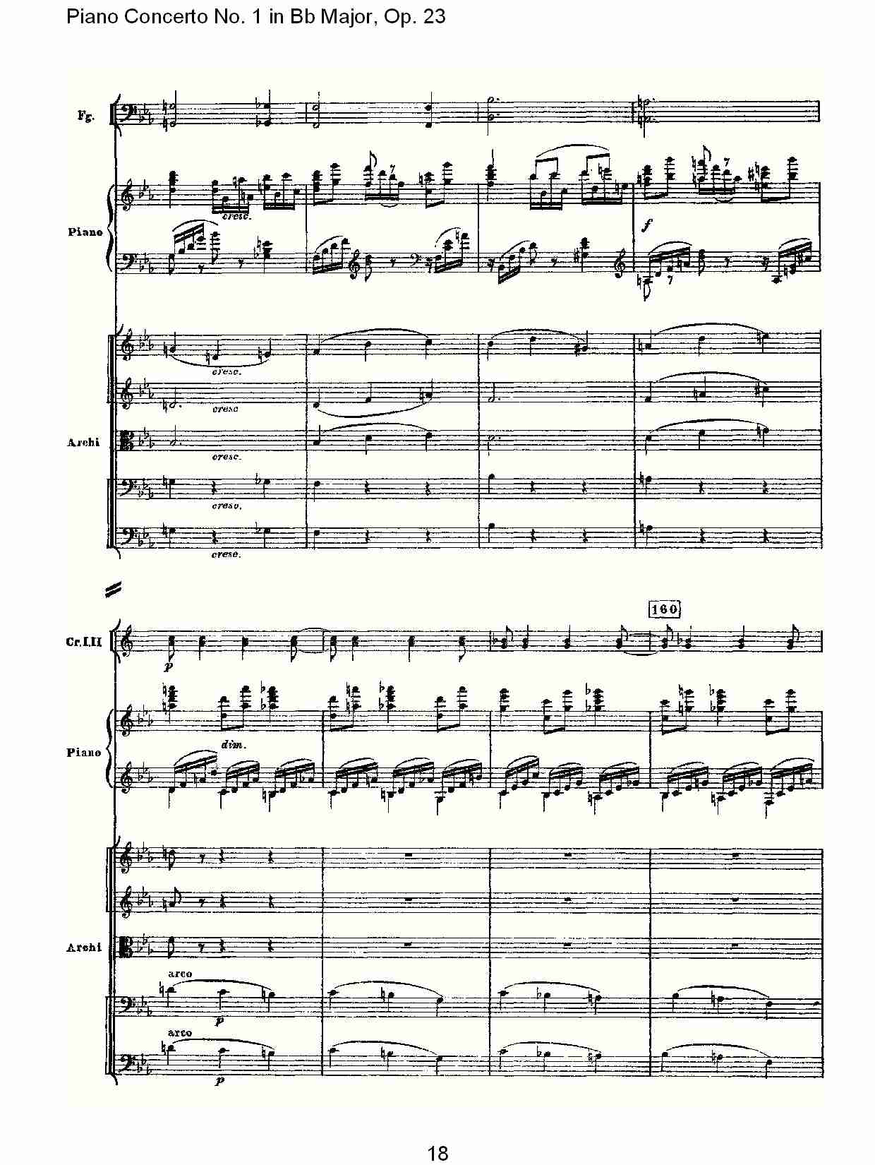 Bb大调第一钢琴协奏曲,Op.23第三乐章（四）总谱（图3）