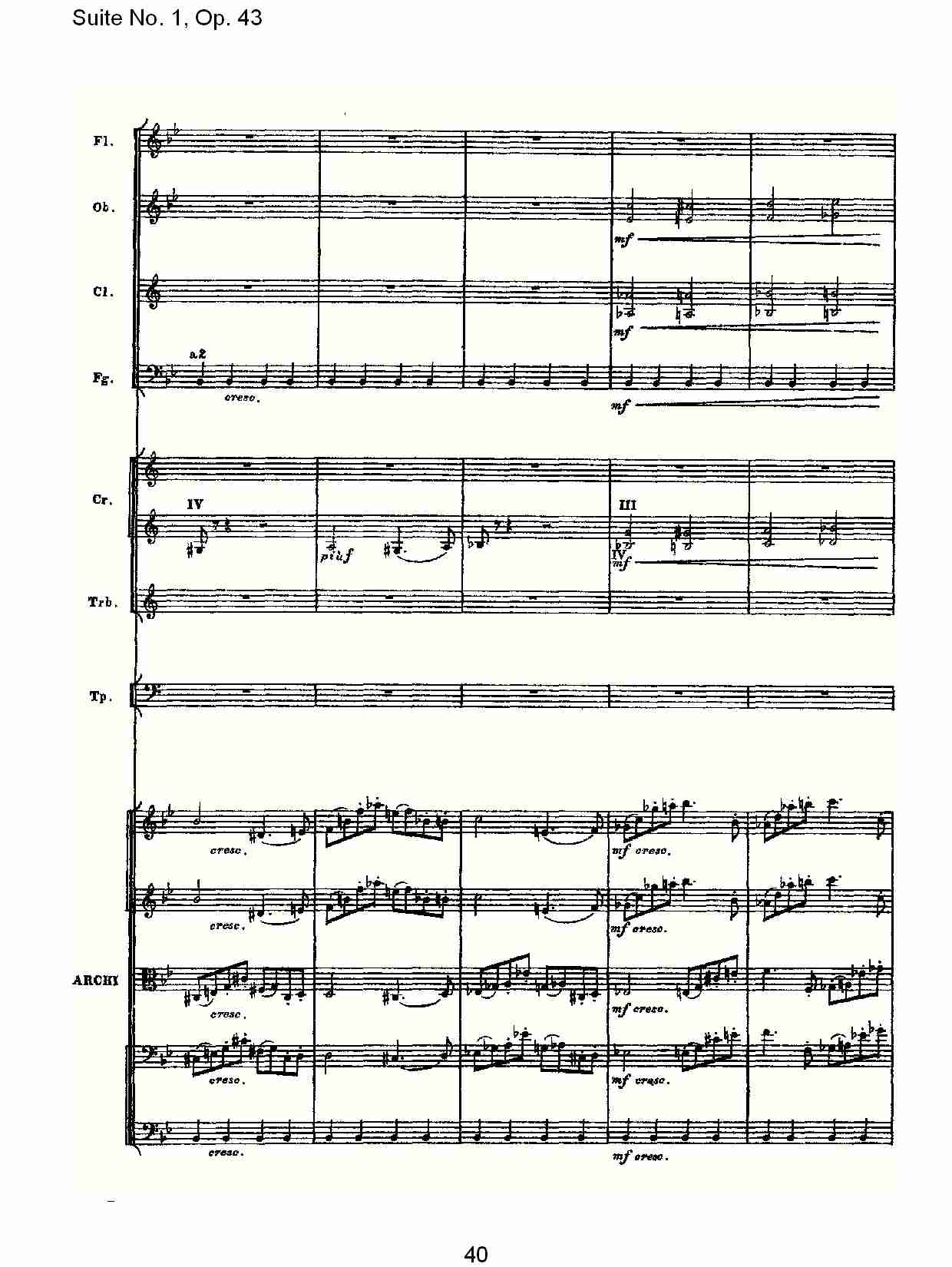 Suite No.1, Op.43   第一套曲,Op.43第五乐章（八）总谱（图5）