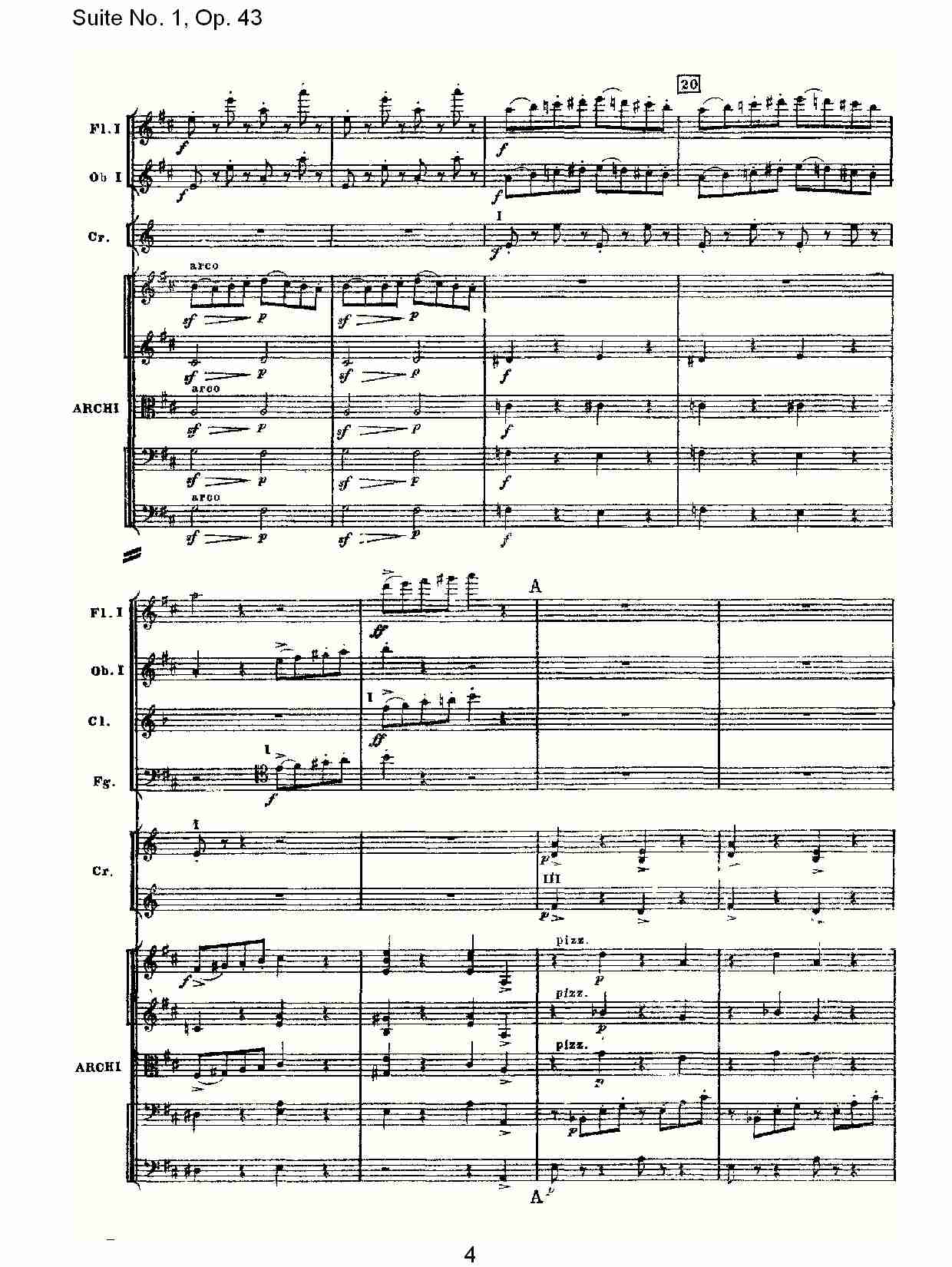 Suite No.1, Op.43   第一套曲,Op.43第六乐章（一）总谱（图5）