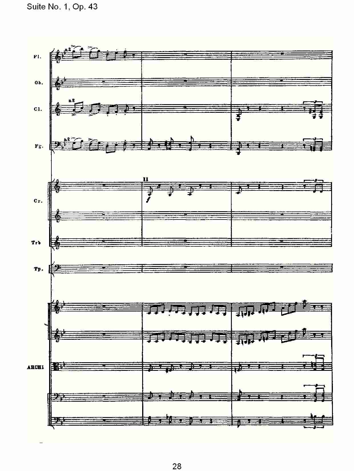 Suite No.1, Op.43   第一套曲,Op.43第五乐章（六）总谱（图3）
