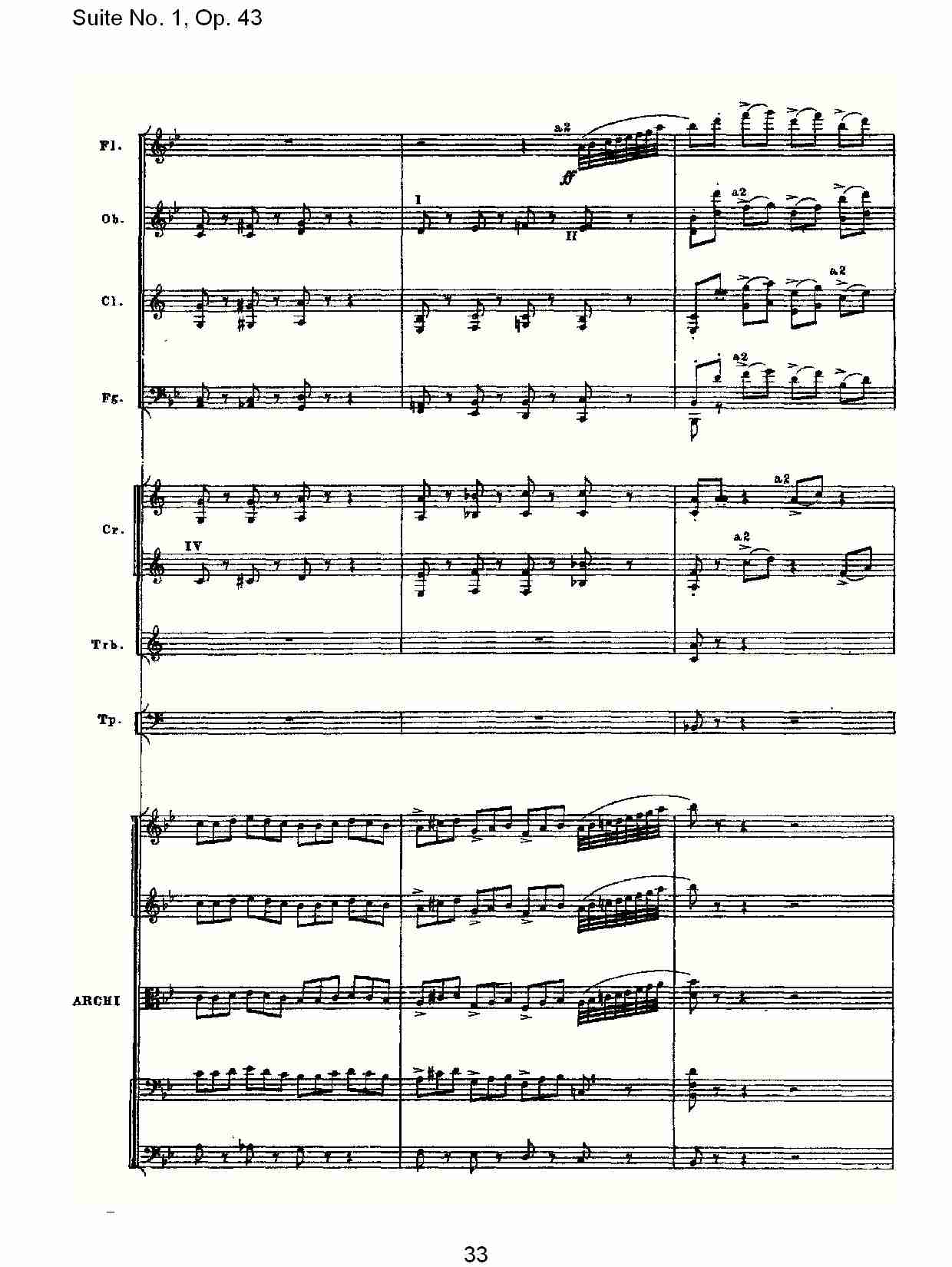Suite No.1, Op.43   第一套曲,Op.43第五乐章（七）总谱（图3）