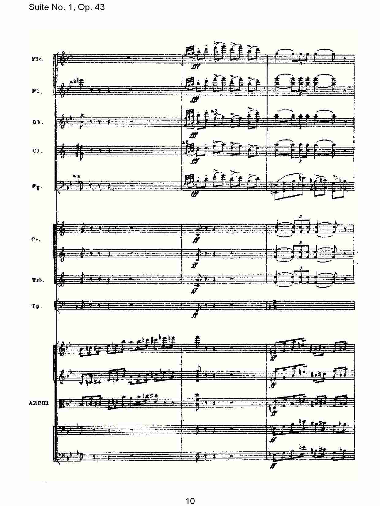 Suite No.1, Op.43   第一套曲,Op.43第五乐章（二）总谱（图5）